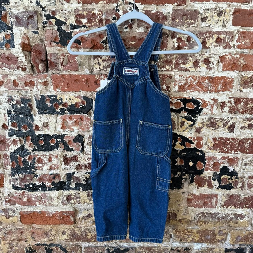 Girls 2T Jean Bibs