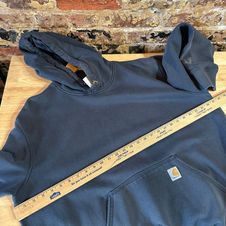 Carhartt Blue Hoodie Sweatshirt Mens XL