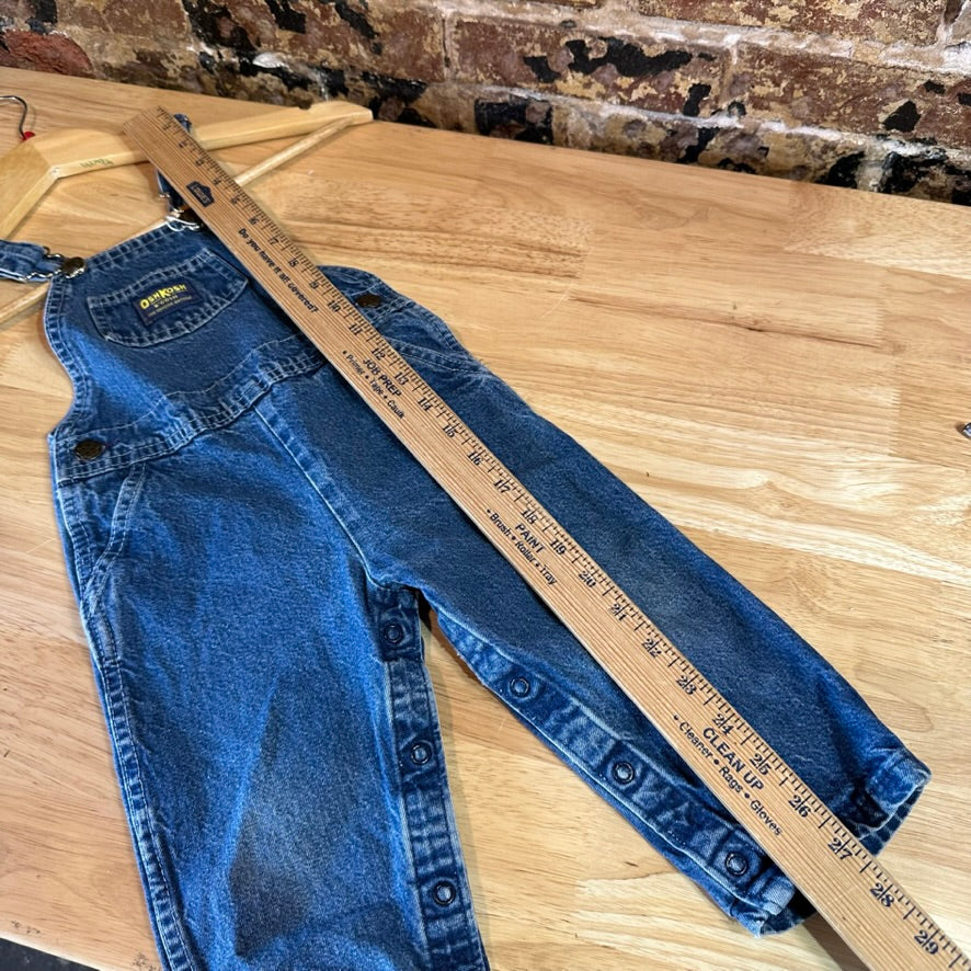VTG OSHKOSH Jean Bibs Boys 3T