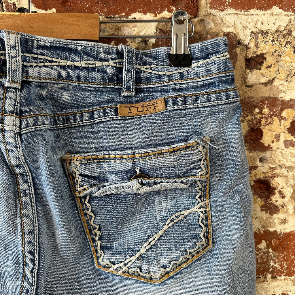 Cowgirl Tuff Cut Off Denim Jean Shorts Womens 31