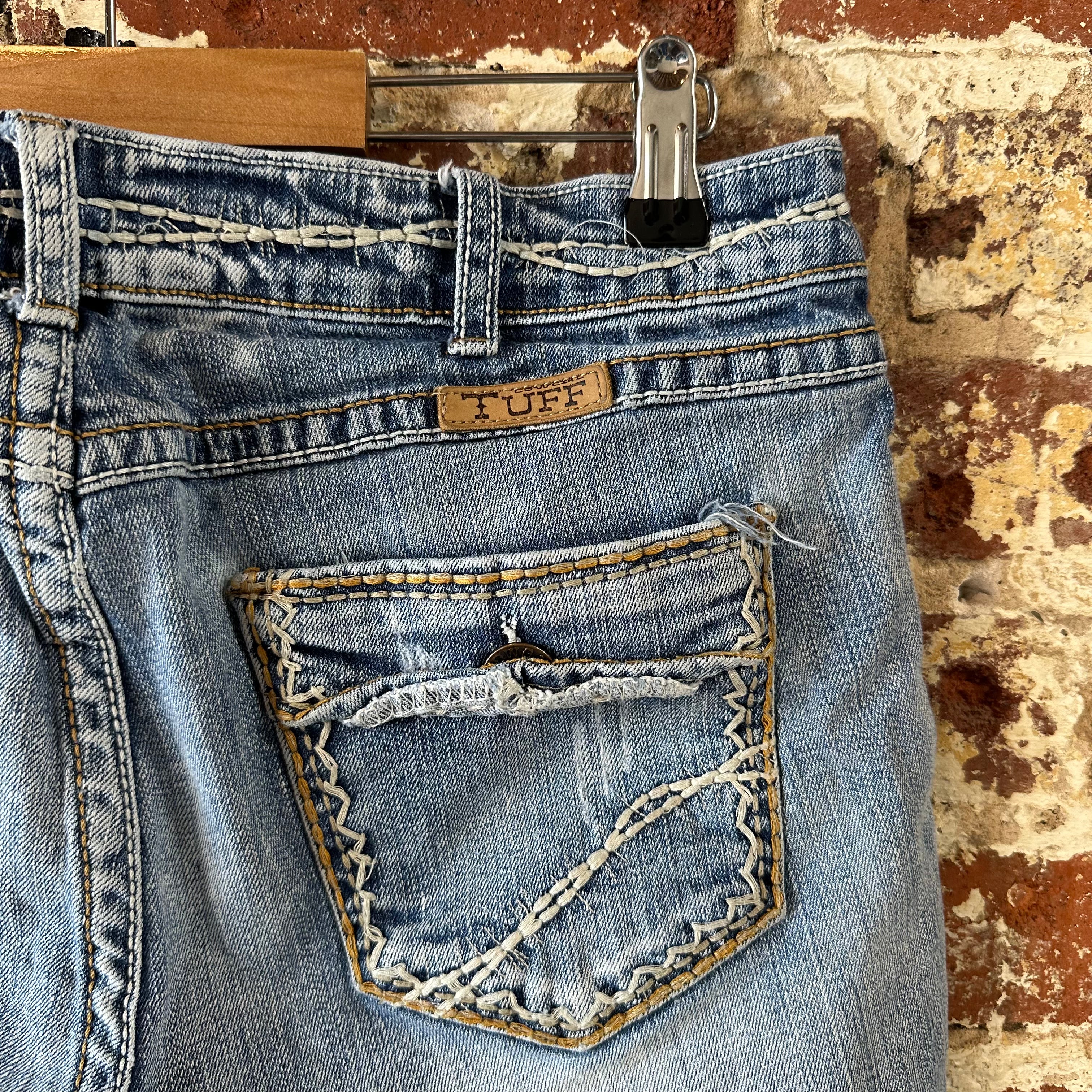 Cowgirl Tuff Cut Off Denim Jean Shorts Womens 31