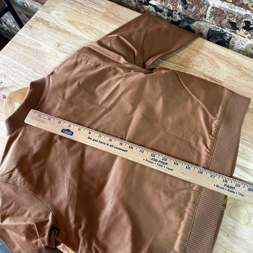 Carhartt Jacket Youth Girls Small (7-8) Rugged Flex Canvas Bomber Coat NEW Brown