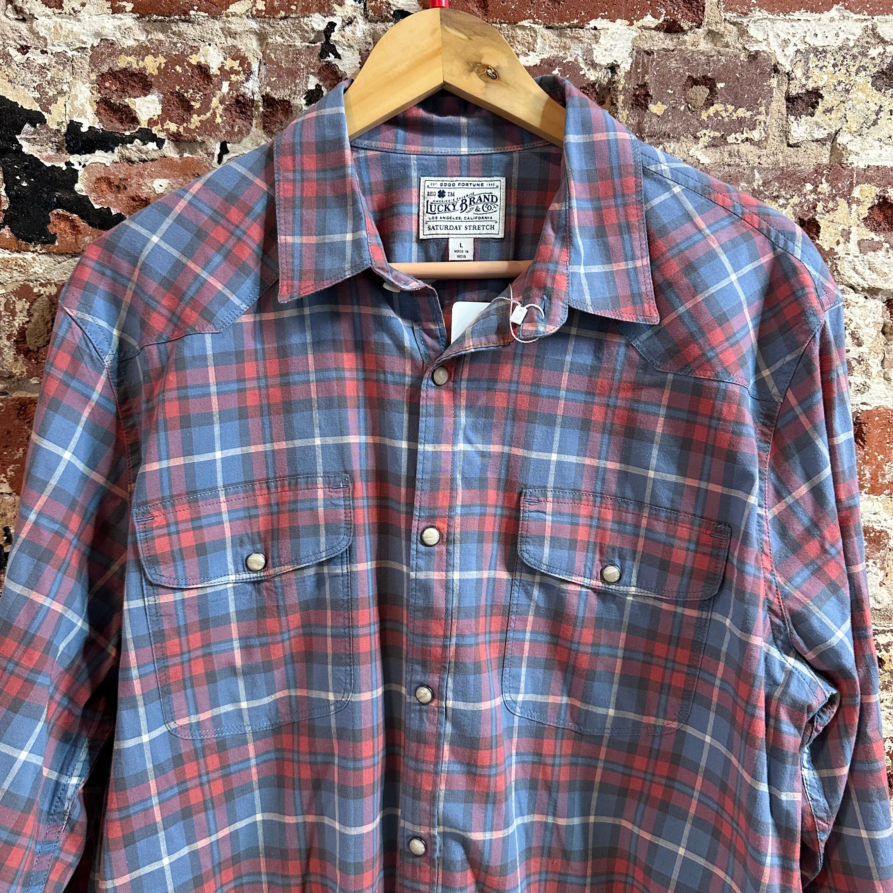 Lucky Men's Large Button Shirt
