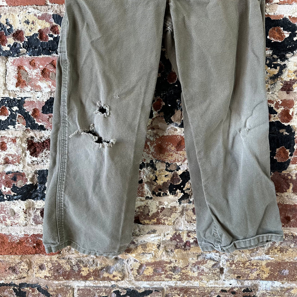 Carhartt Boys Size 6 Carpenter Pants Green 21x19"