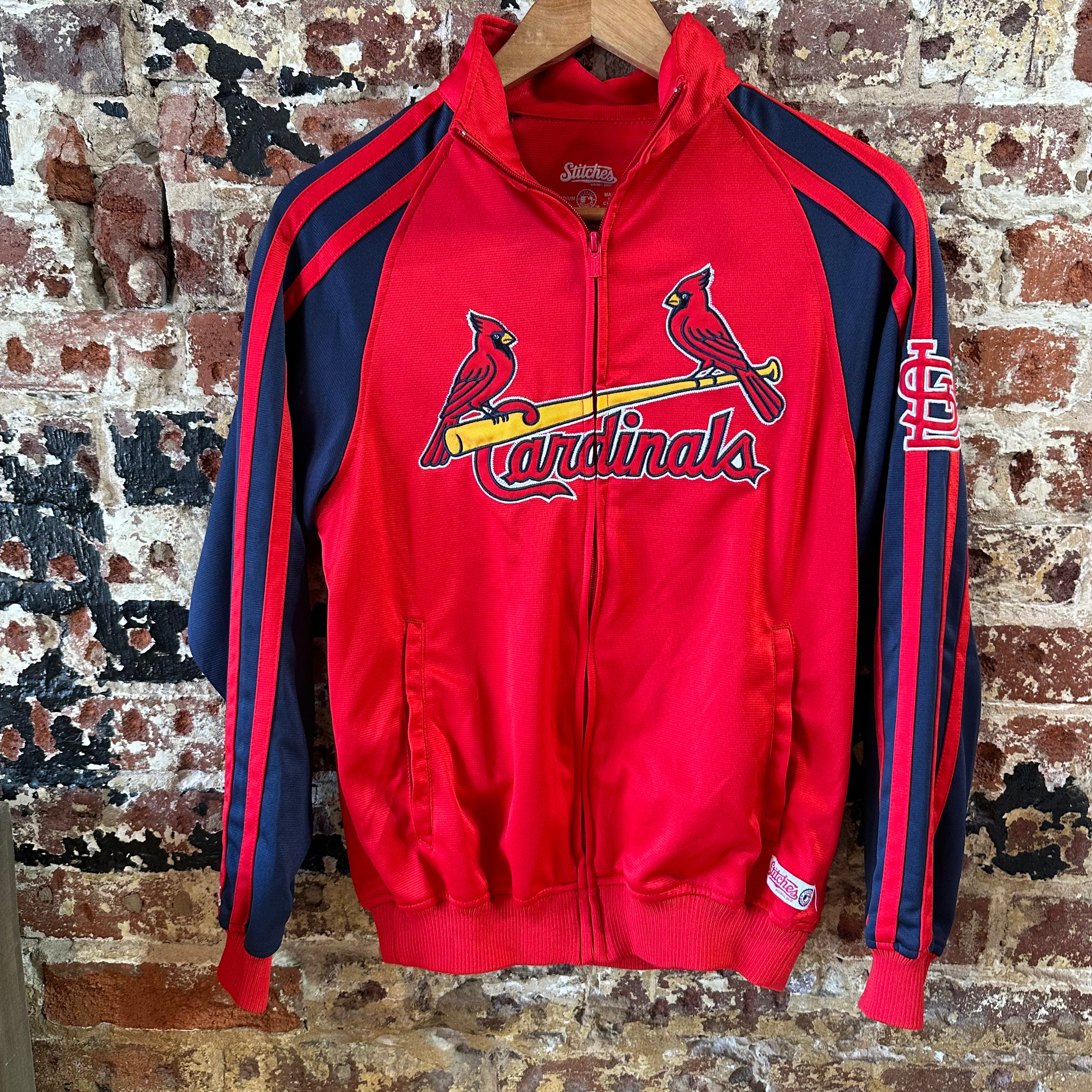 Stitches Cardinals Womens Medium Red Jacket