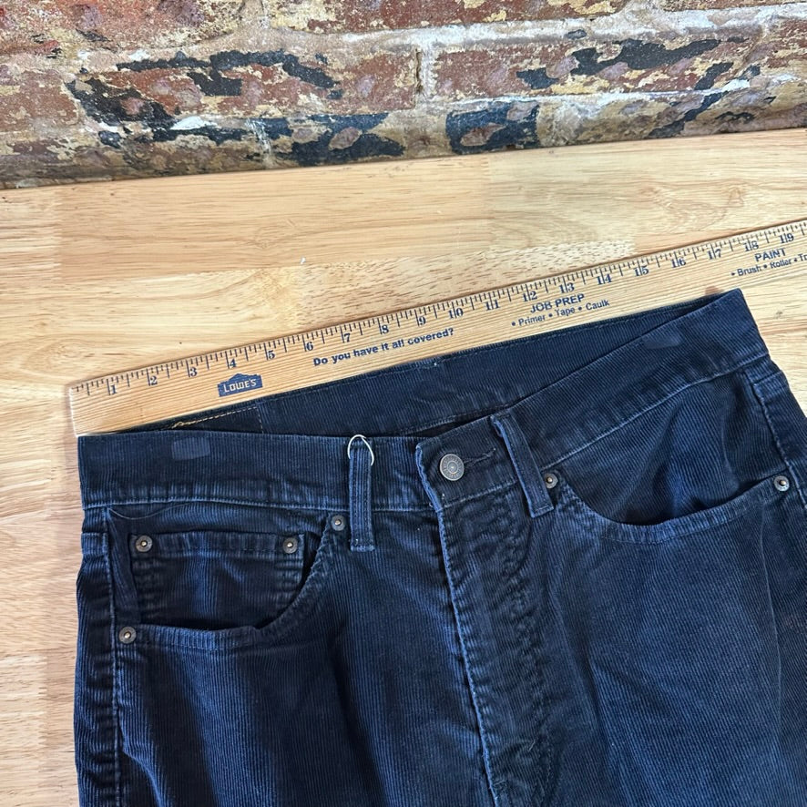 Levi's Mens 34x34 Black Corduroy Jeans
