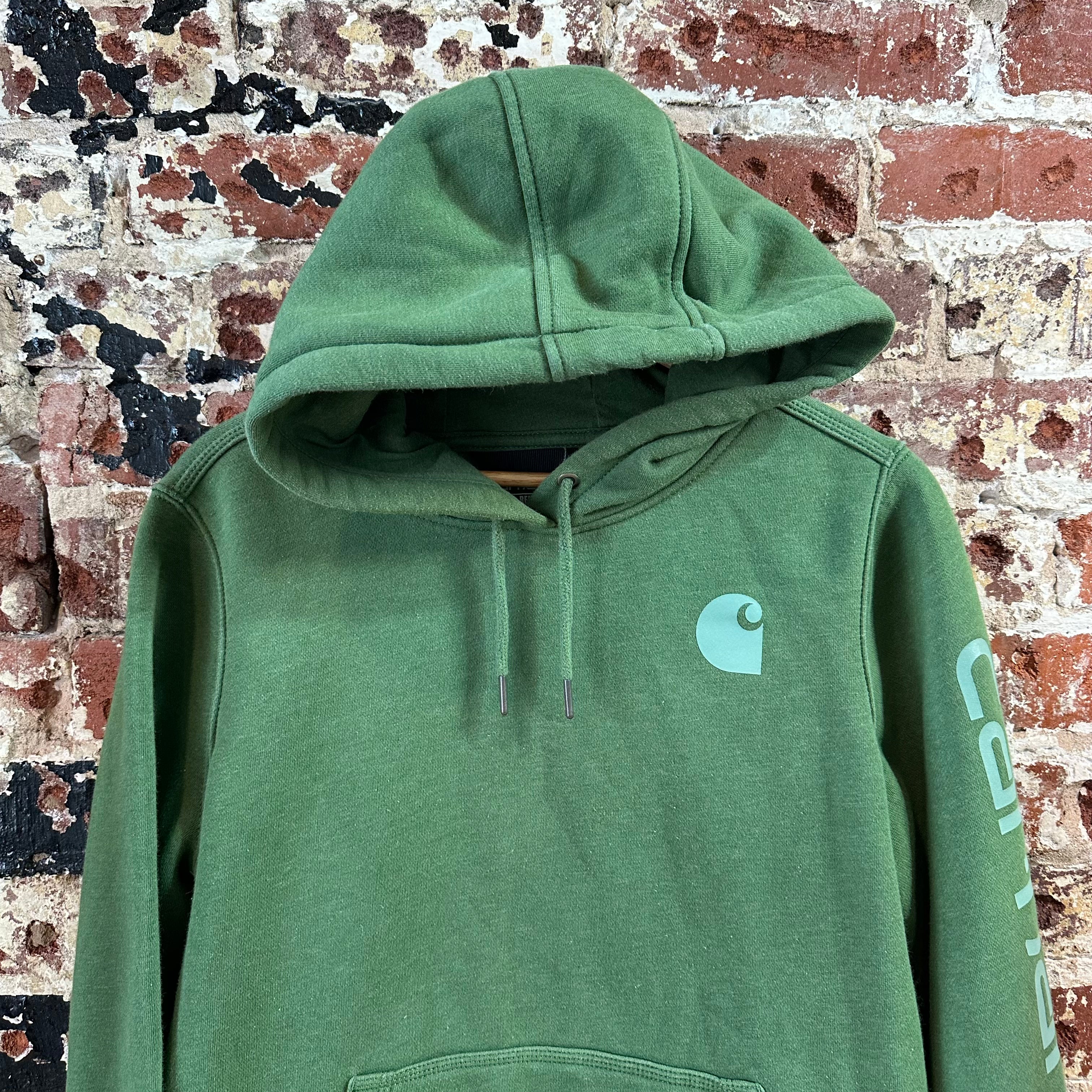 Carhartt Womens Medium Green Hoodie
