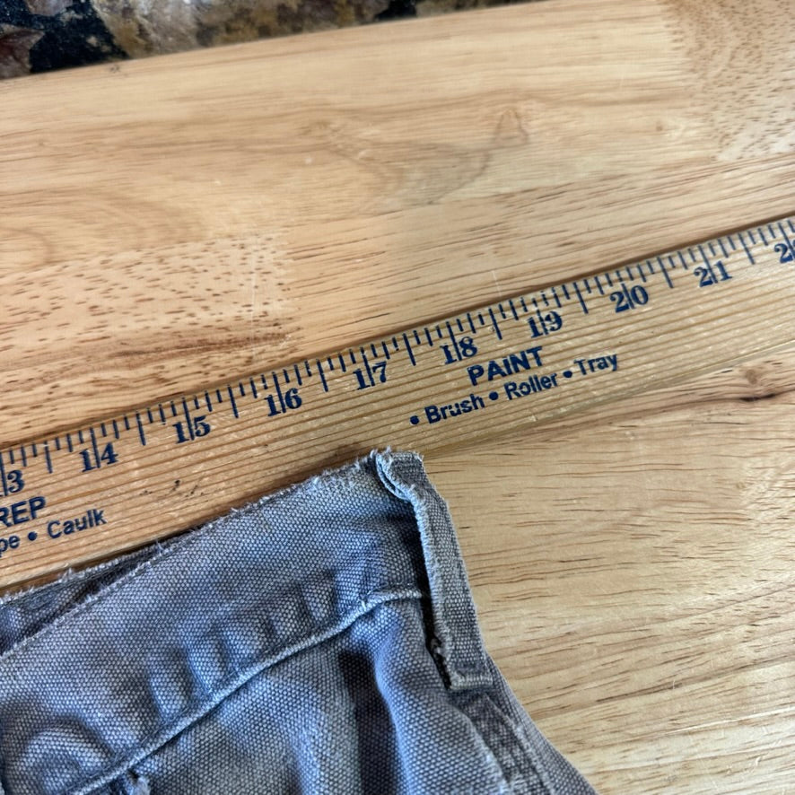 Carhartt Mens 34x32 Gray Pants