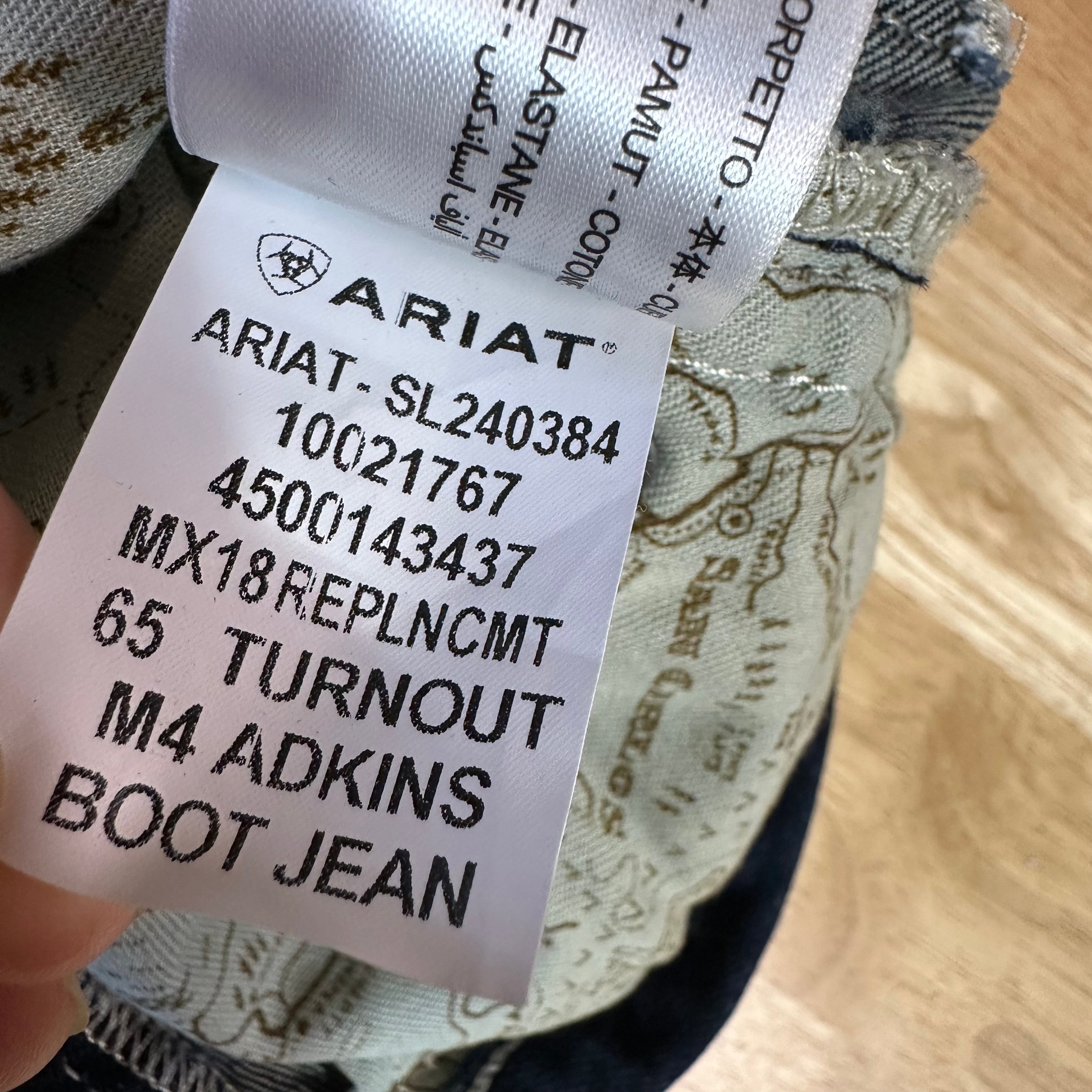 Arait M4 Mens 30x34 Bootcut Jeans