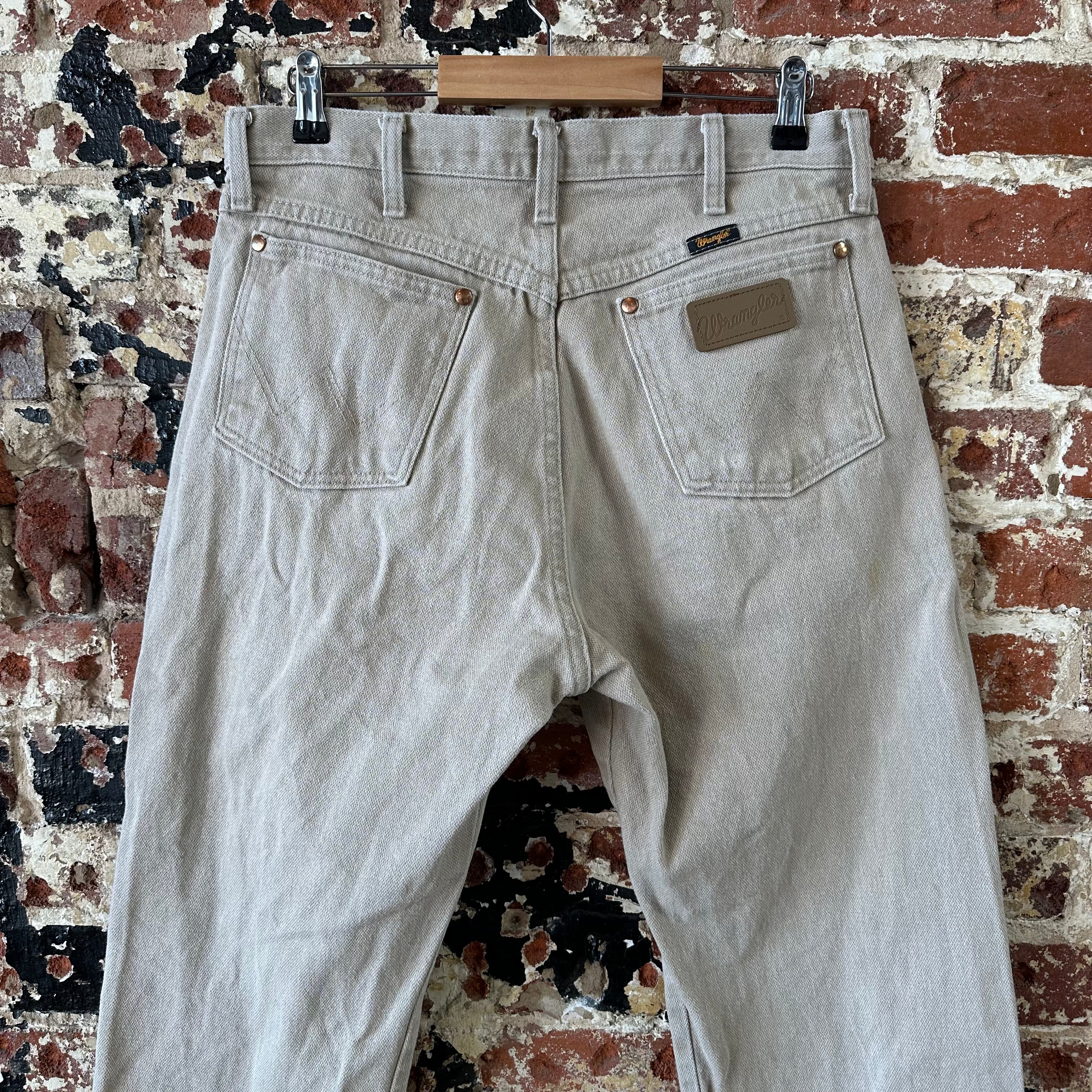 Wrangler Jeans 32x36 Tan western rodeo cowboy cut 13mwztn