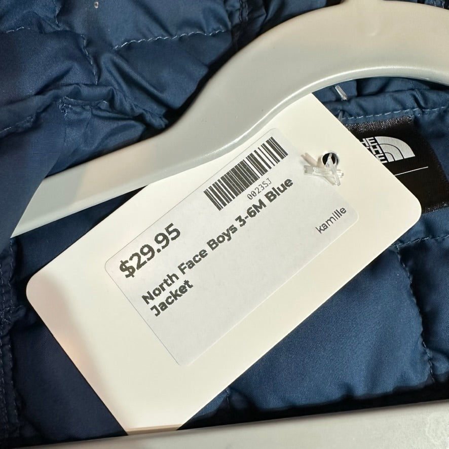 The North Face Baby Thermoball Eco Hooded Baby Jacket 3-6 Months Blue