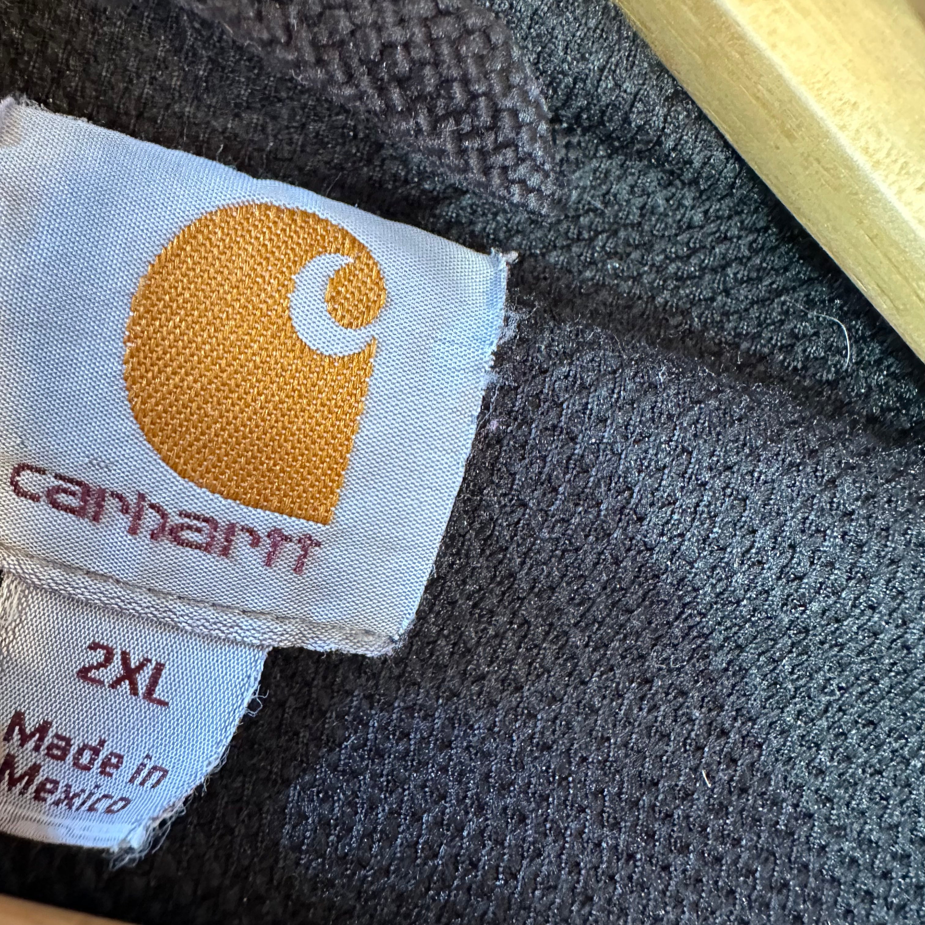 Carhartt J149 CHH Hoodie Full Zip Sweatshirt Gray Mens Size 2XL Heavy Work