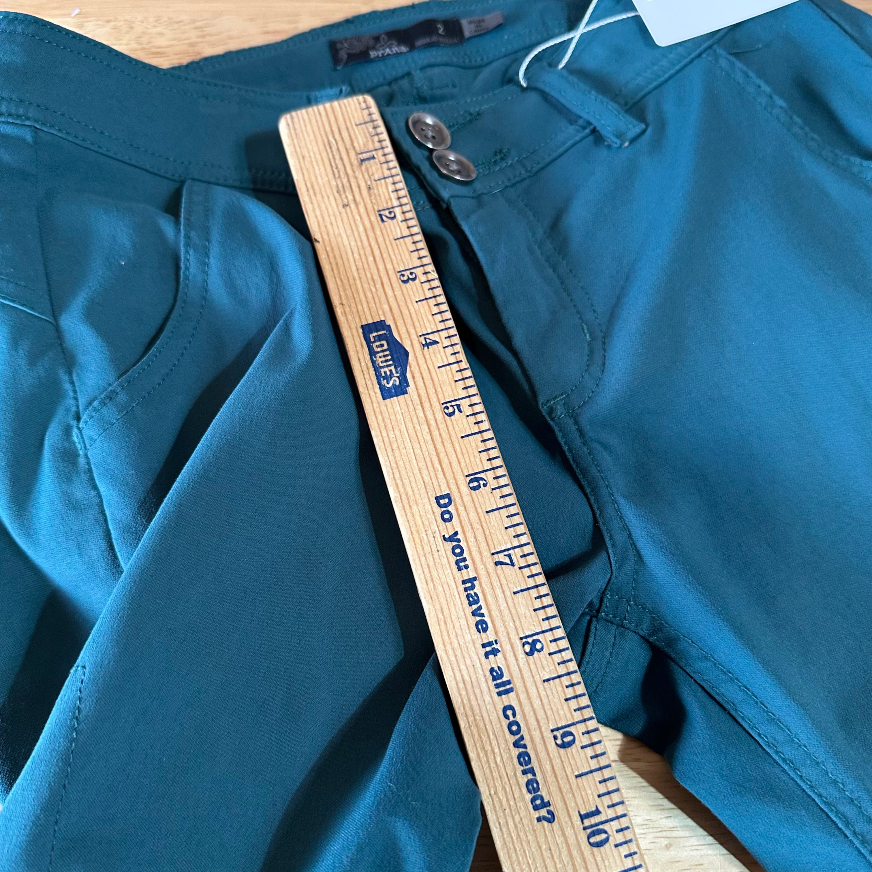 Prana Womens 2 Green Pants
