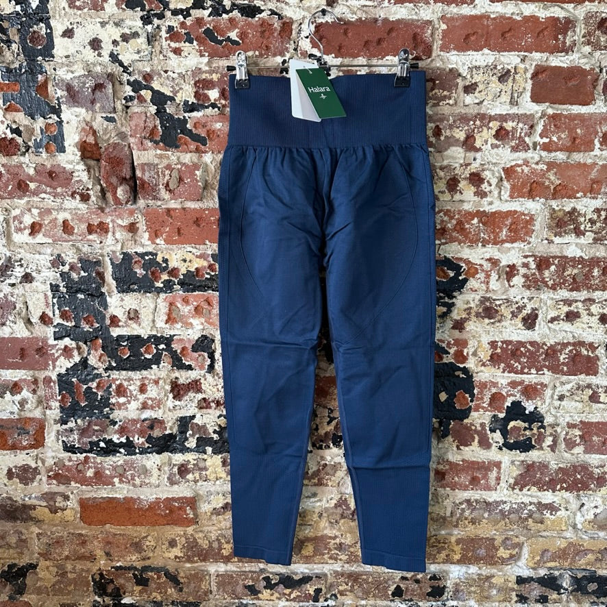 Halara Womens Large Navy Blue Leggings NEW