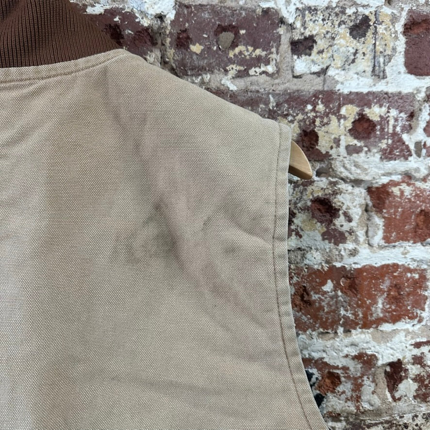 Carhartt Brown Vest Mens Large Tall