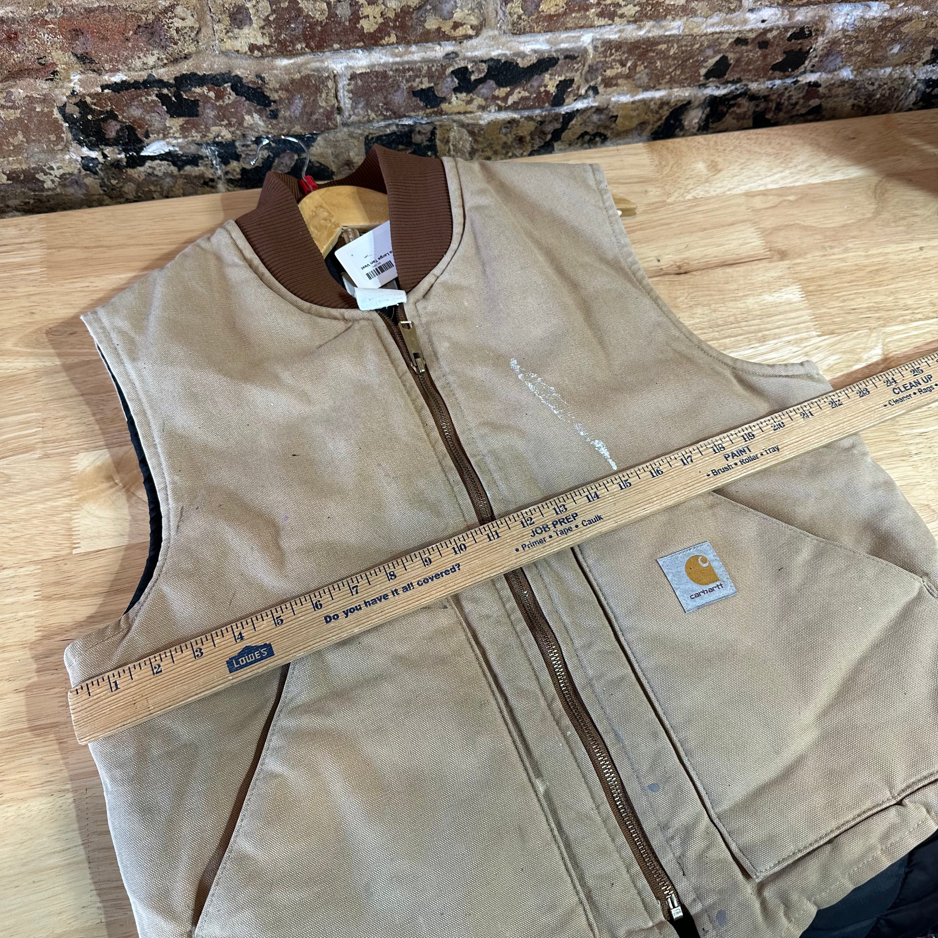 Carhartt Brown Vest Mens Large