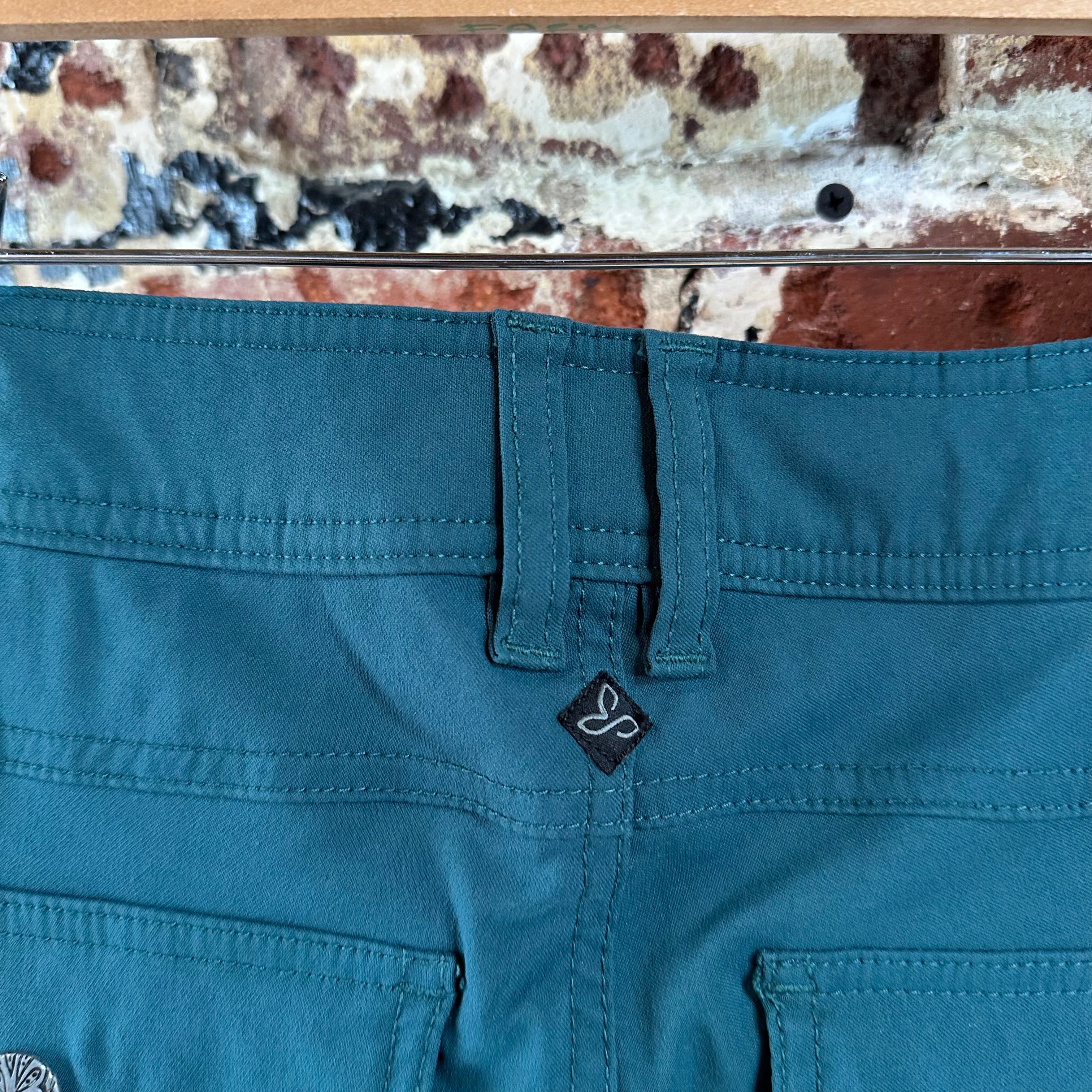 Prana Womens 2 Green Pants