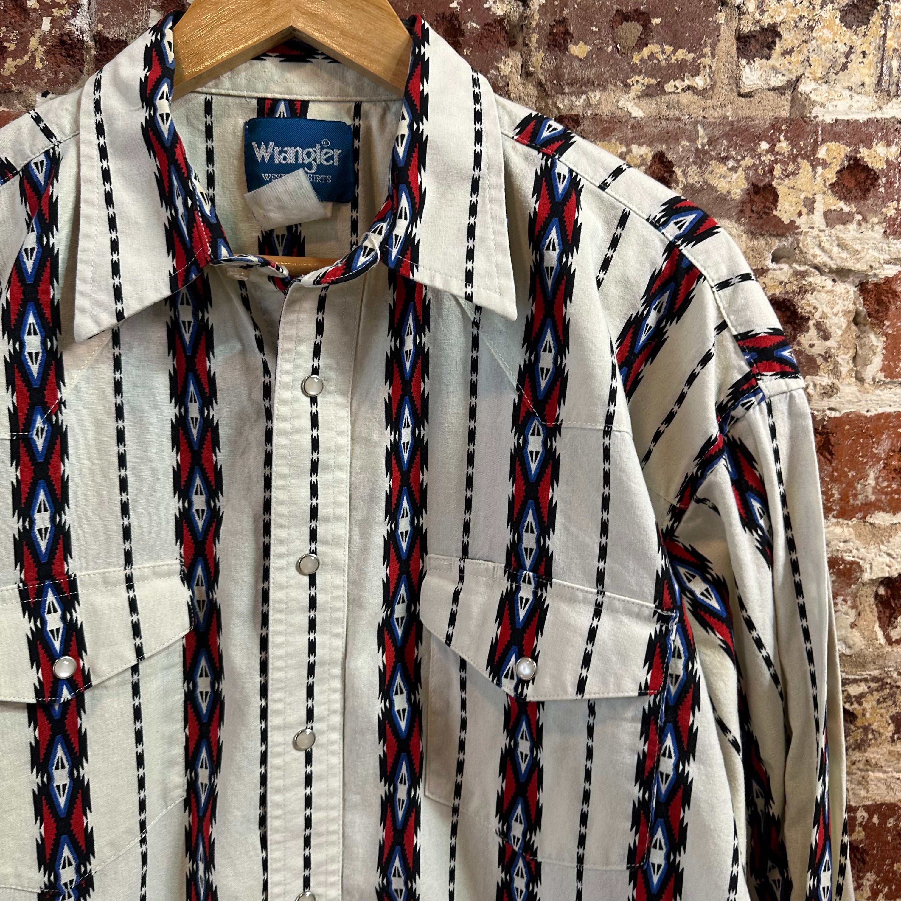 Wrangler Mens XL L/S Button Up
