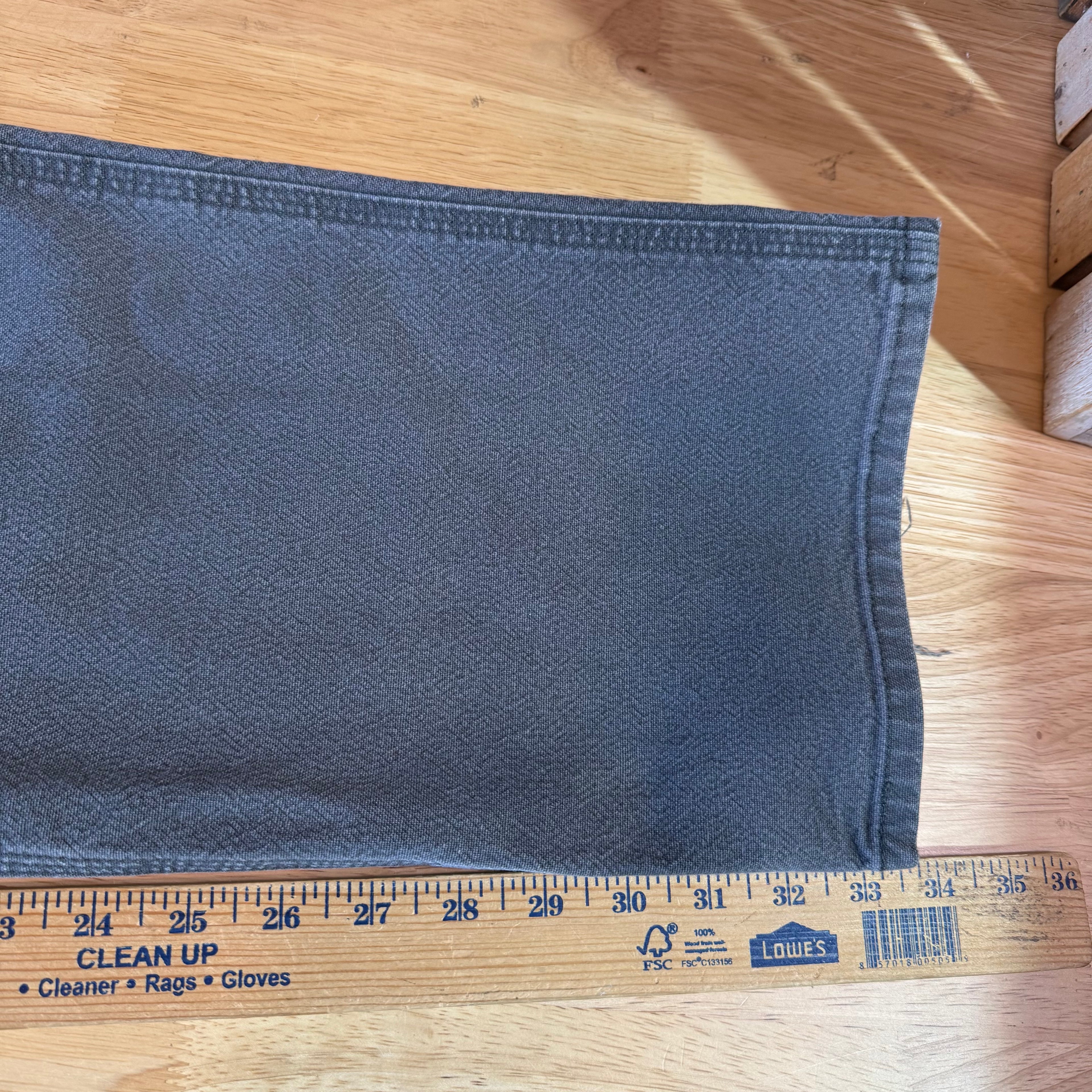 Carhartt Double Knee Gray Pants Mens 36x34