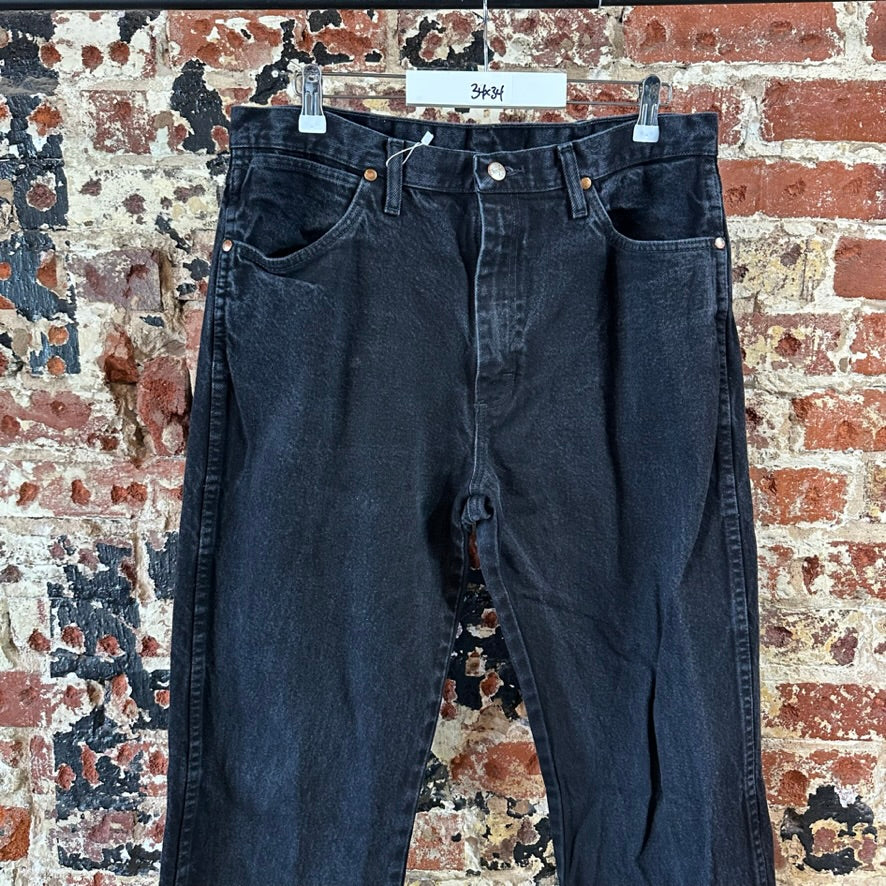 Wrangler Mens 34x34 Black Jeans