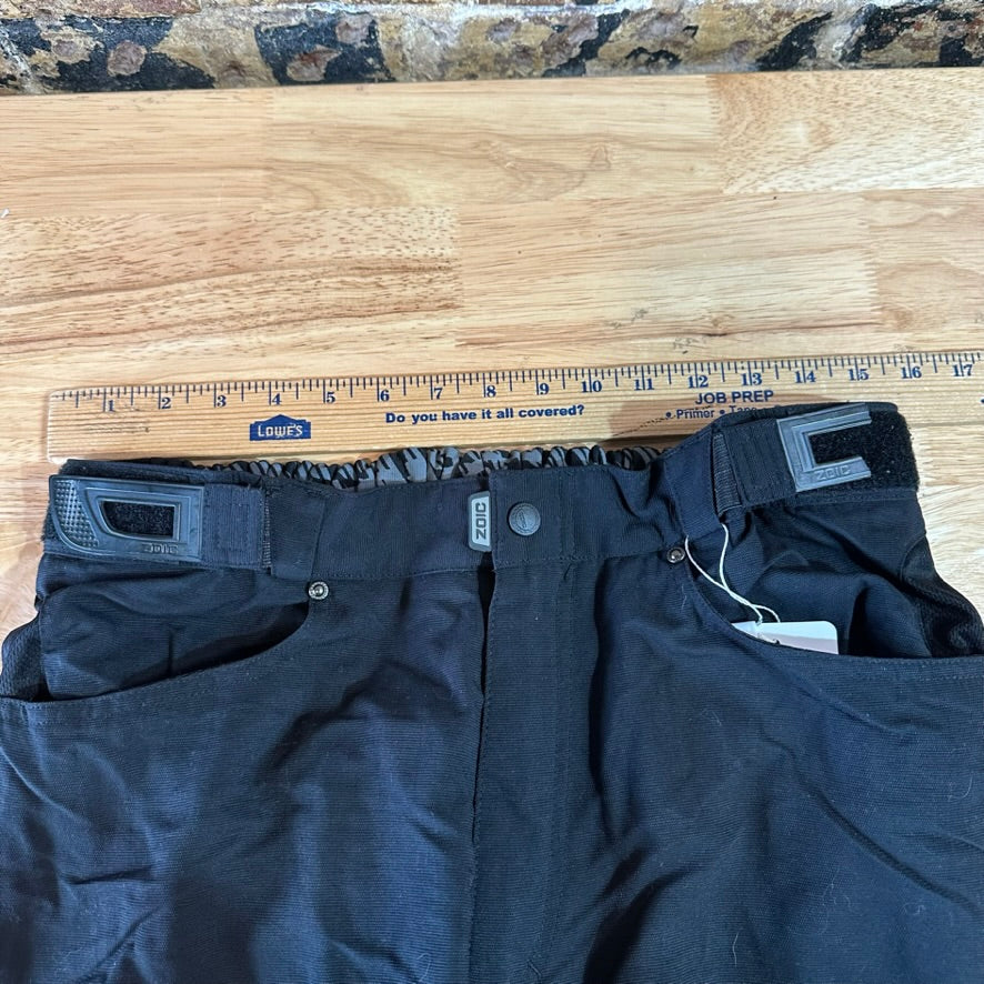 Zoic Ether Shorts Mens Large Black Cycling Bike Riding Cargo MTB Nylon Stretch