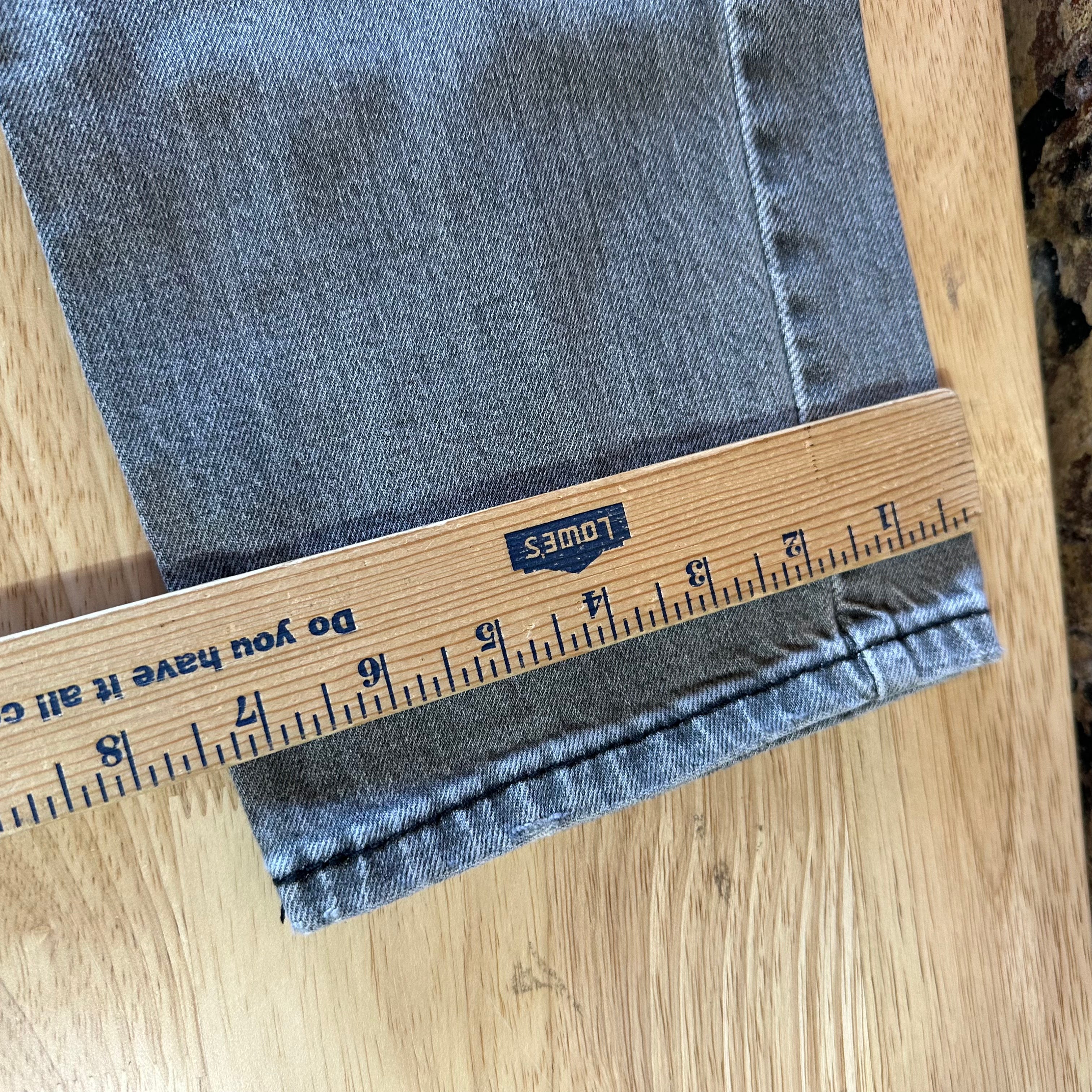 Levi's 514 Slim Straight Gray Jeans Mens 32x34