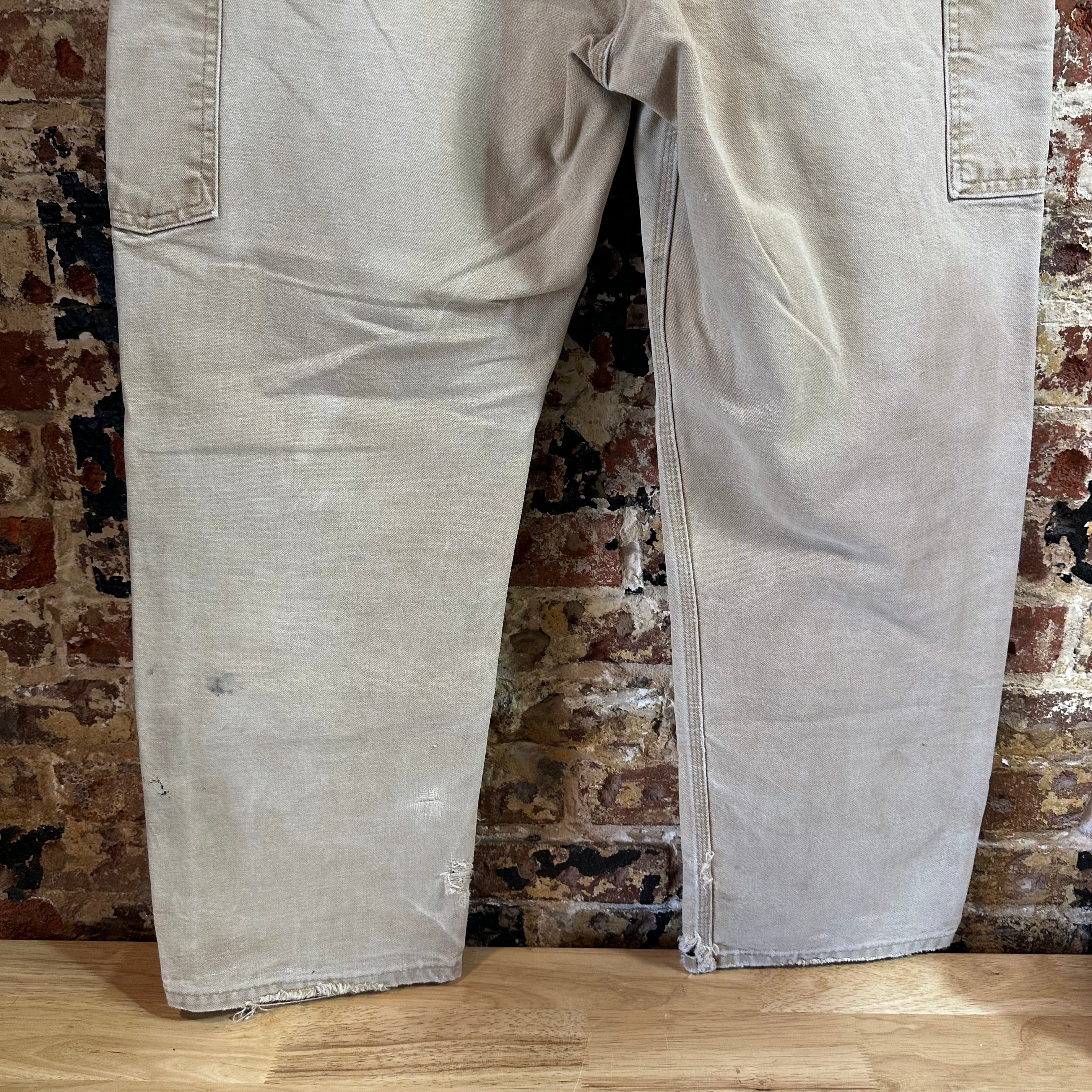 Carhartt B01 BRN Mens 36x30 Double Knee Pants