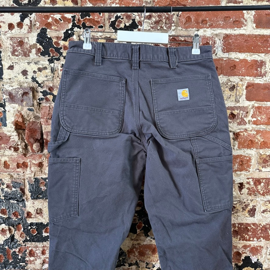 Carhartt Double Knee Mens 32x30 Gray Pants