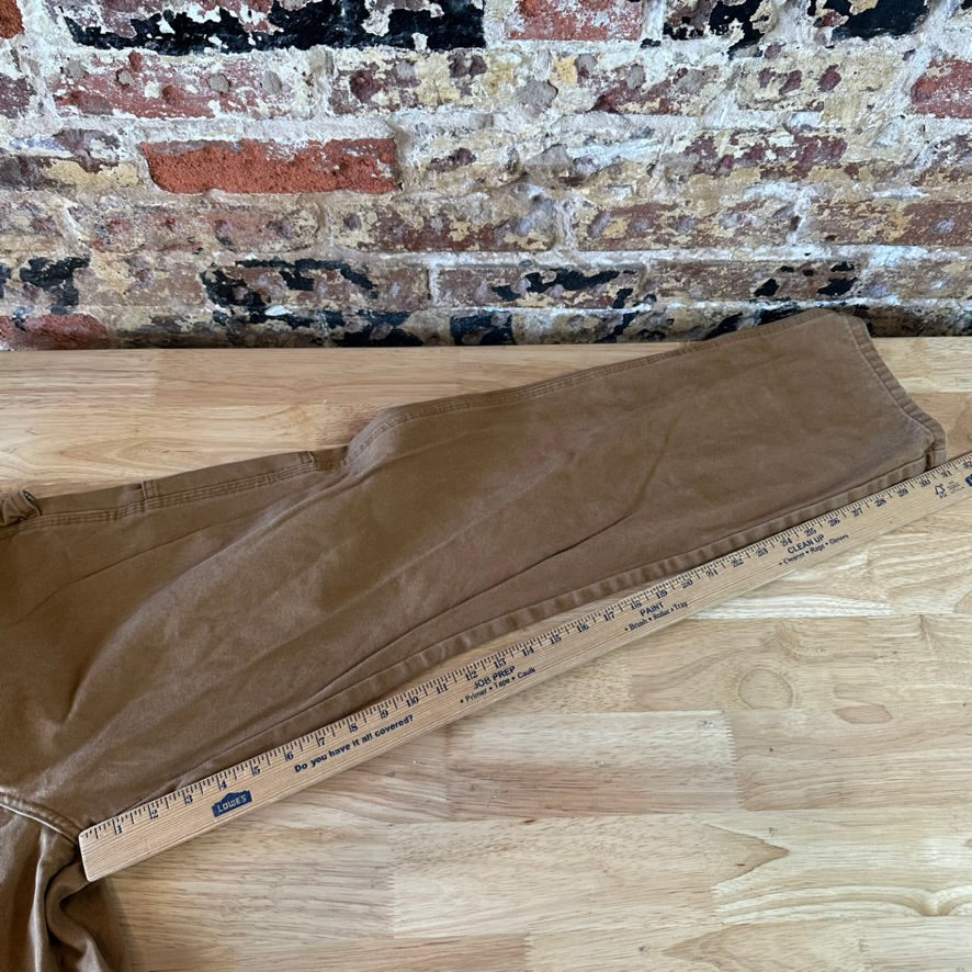 Dickies Mens 30x32 Duck Canvas Carpenter Brown Utility Pants Grunge Work