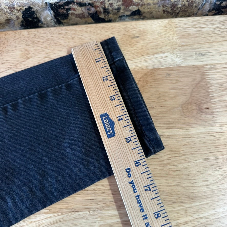 Levis 512 Slim Tapered Jeans Mens 31x30 Black (measures 34x28.5)