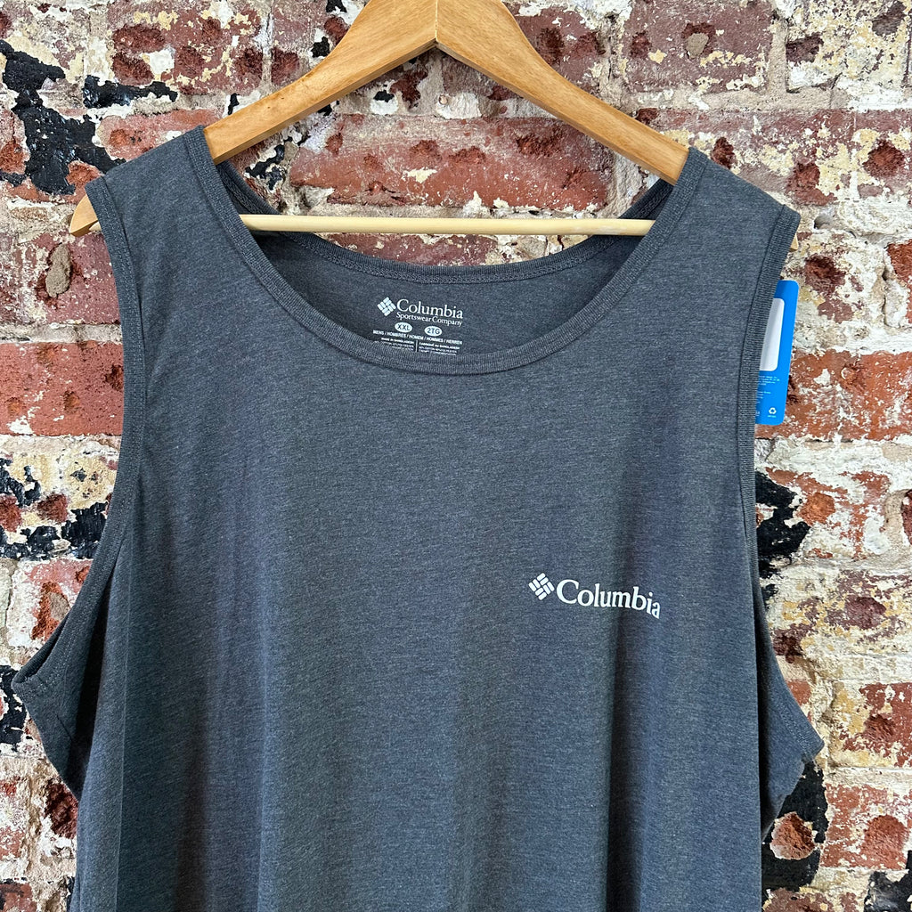 Columbia Men's 2XL Tank Top Gray NEW