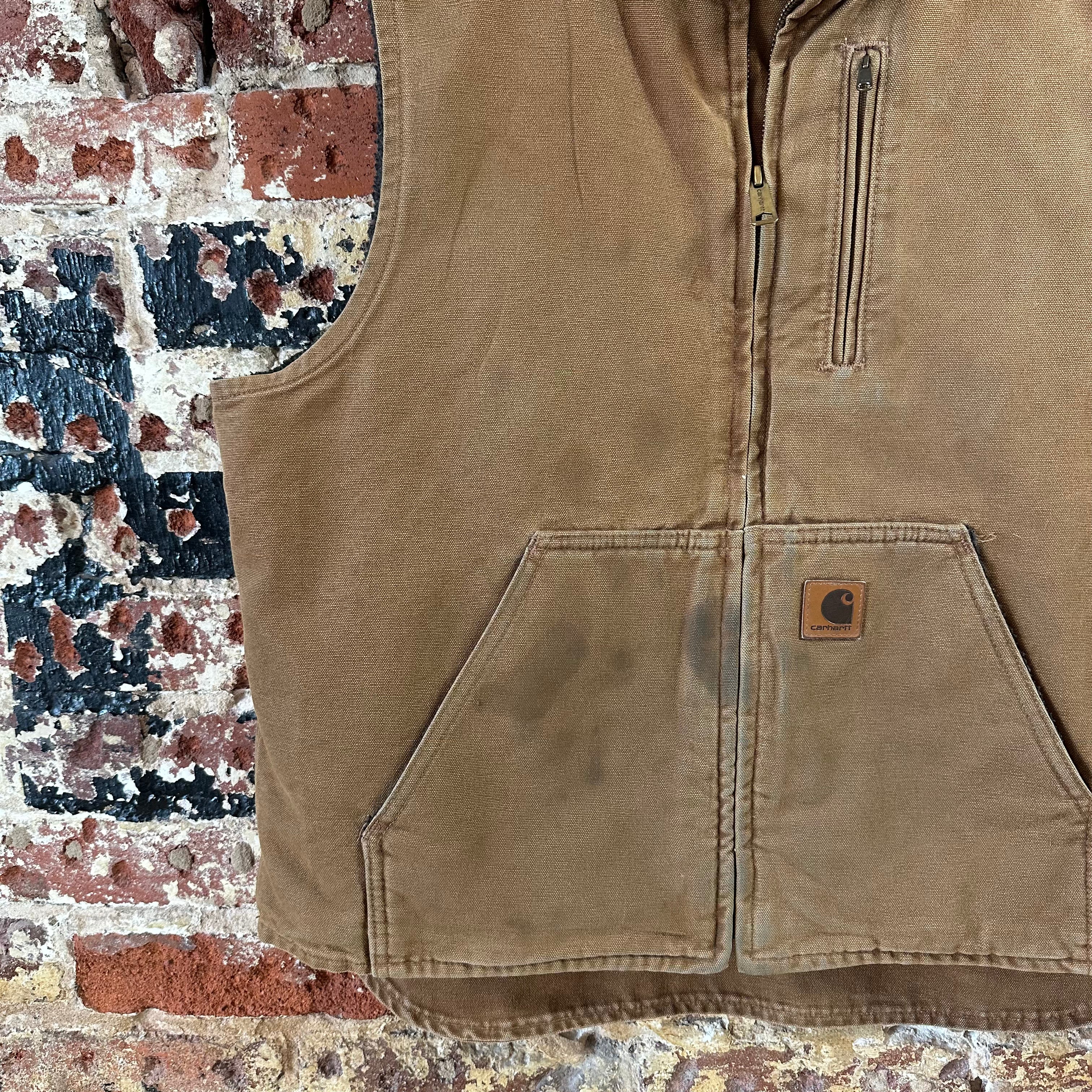 Carhartt V33 Brown Vest Mens Large