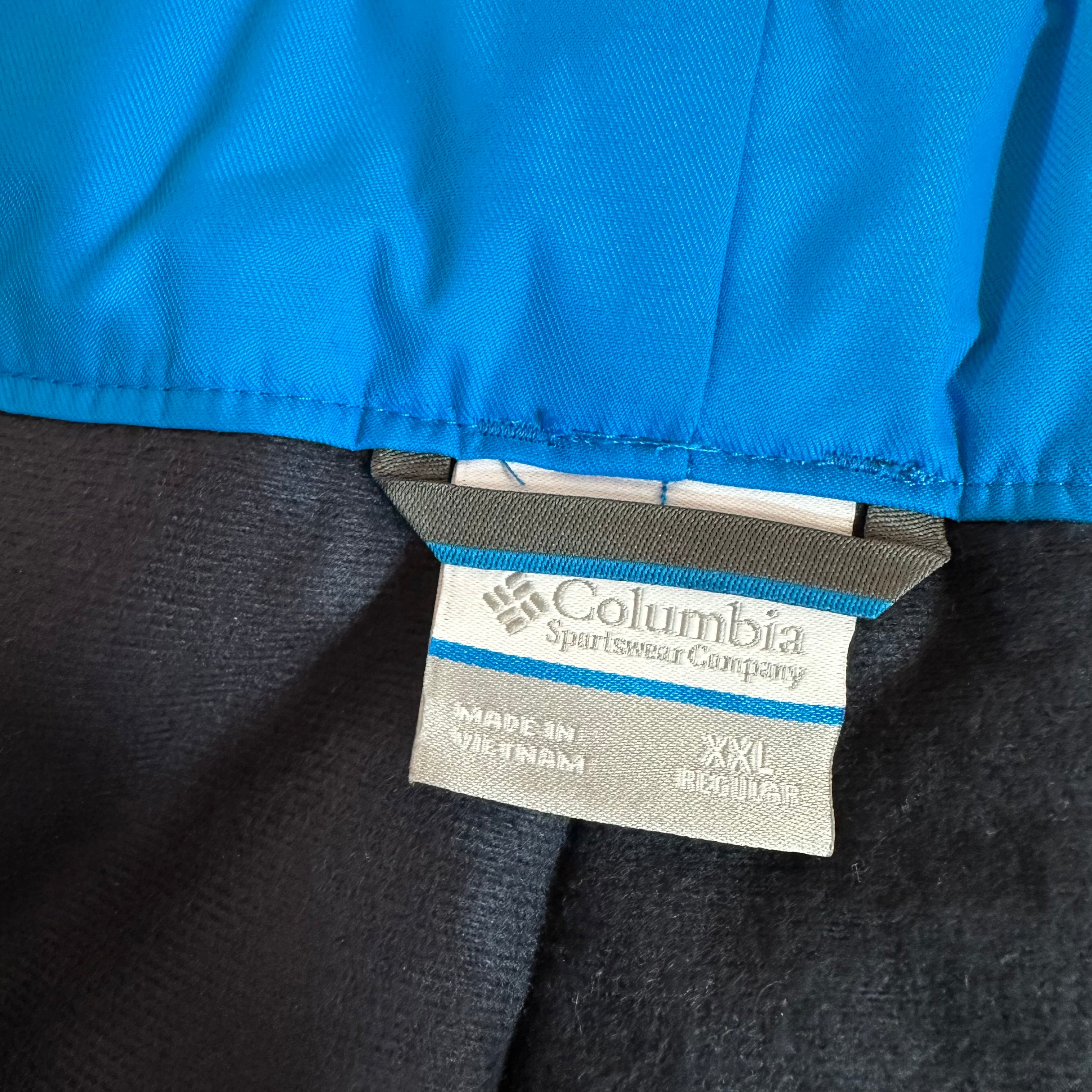 Columbia Pants Men 2XL Teal Blue Snow Ski Waterproof Omni Tech 44x33
