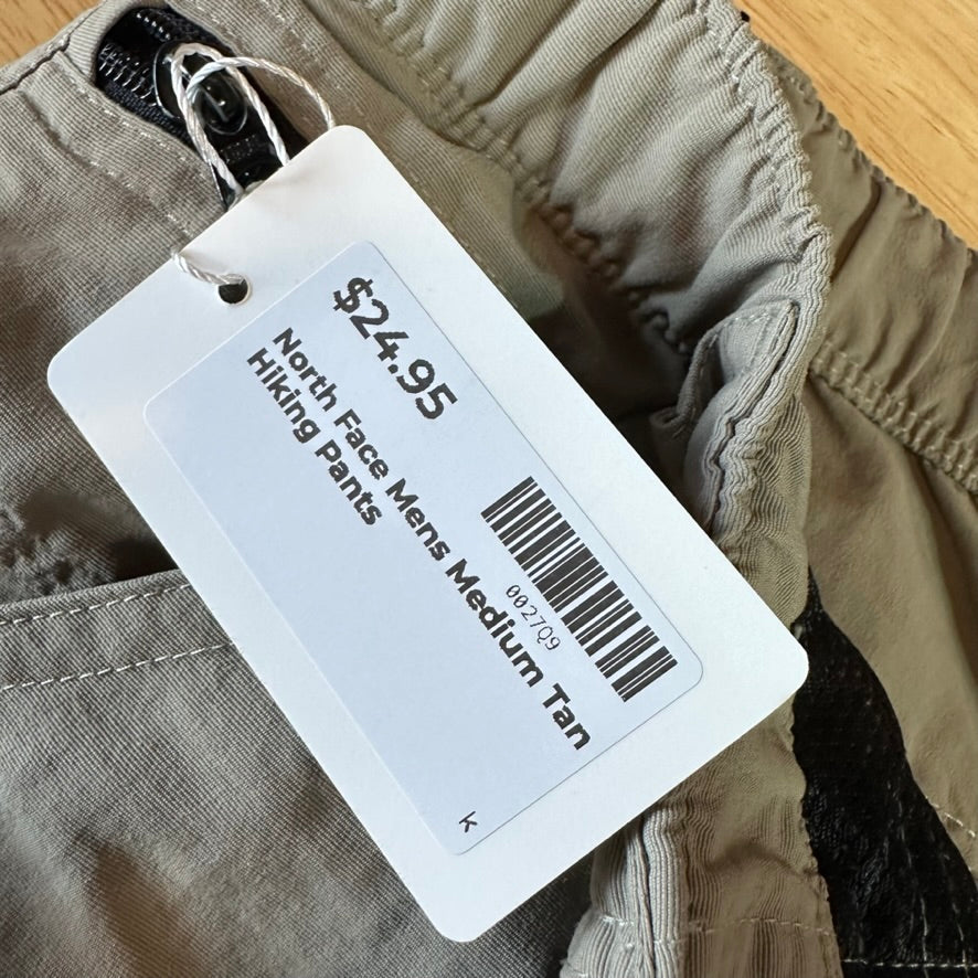 North Face Mens Medium Tan Pants