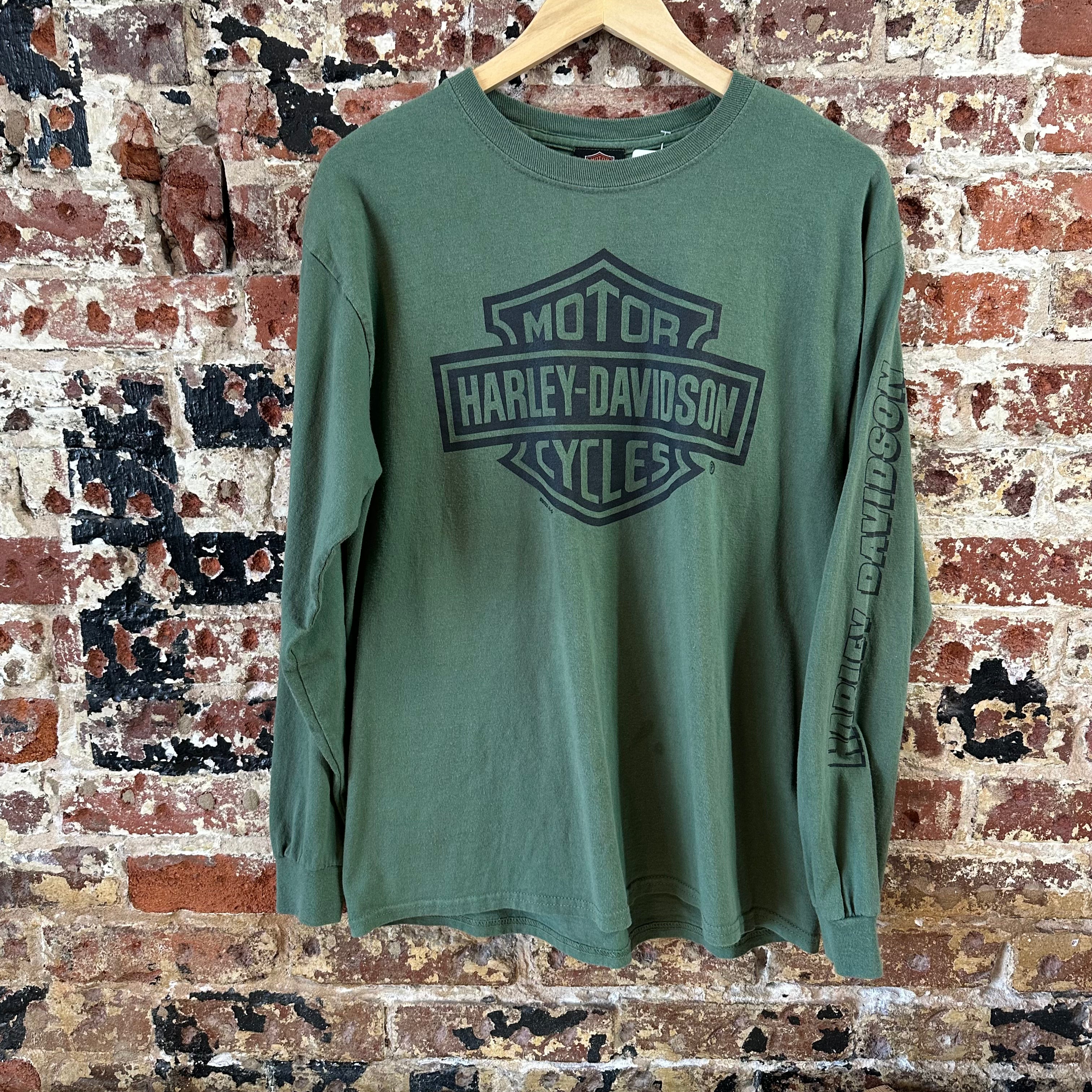 Harley Davidson T Shirt Mens Large Long Sleeve