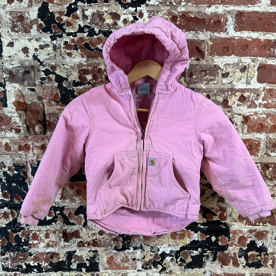 Carhartt Pink Jacket Youth Girls XXS (4-5)