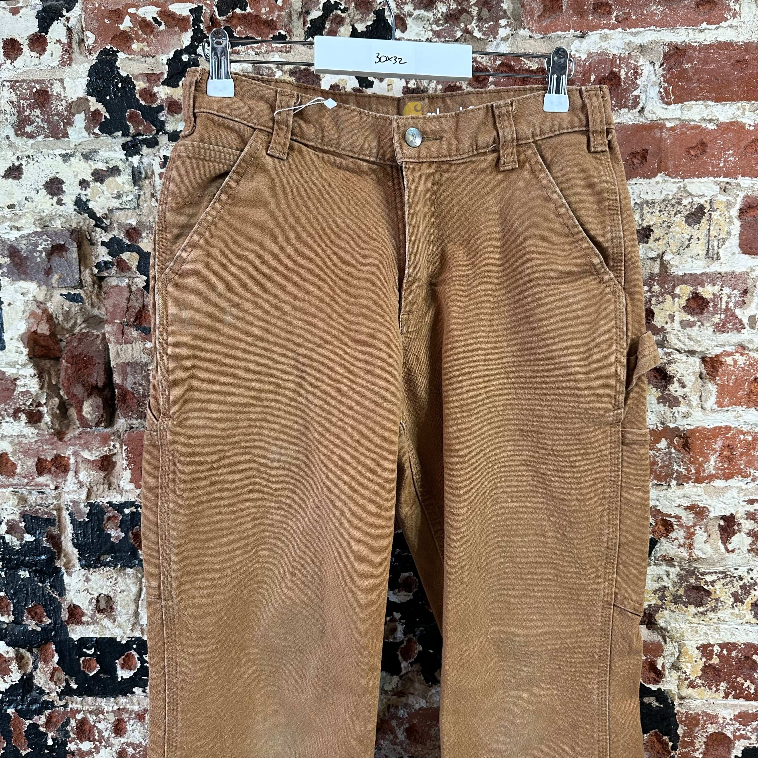Carhartt Mens 30x32 Brown Pants