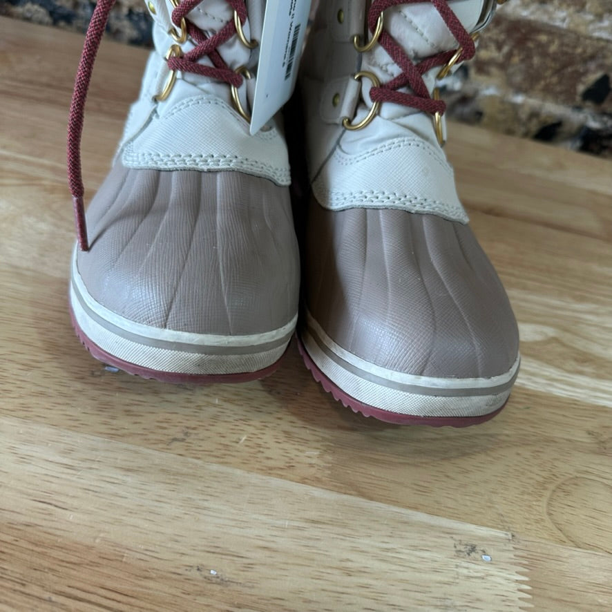 Sorel Tofino II Winter Womens Waterproof Boot Tan White Size 8