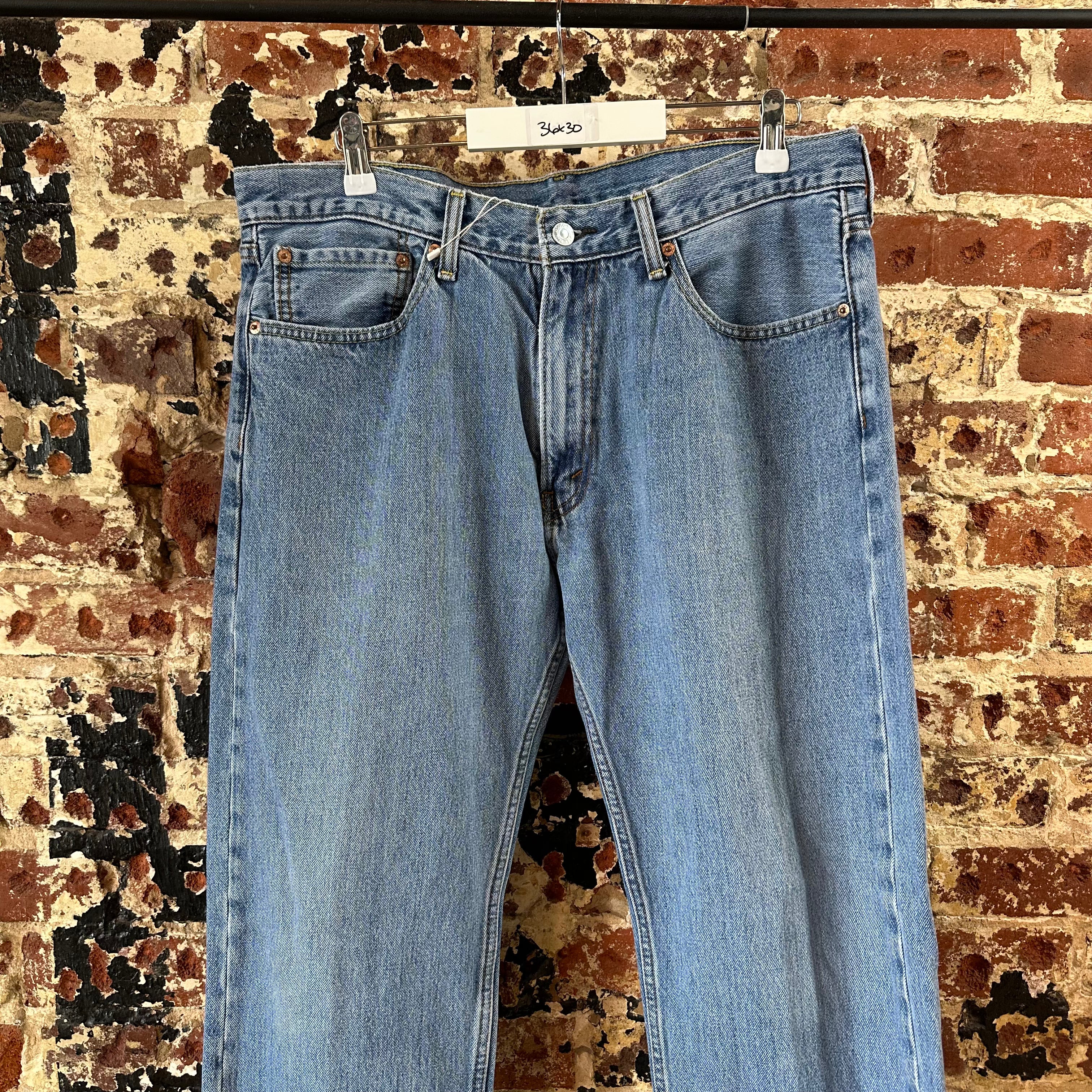 Levi's 505 Mens 36x30 Blue Jeans