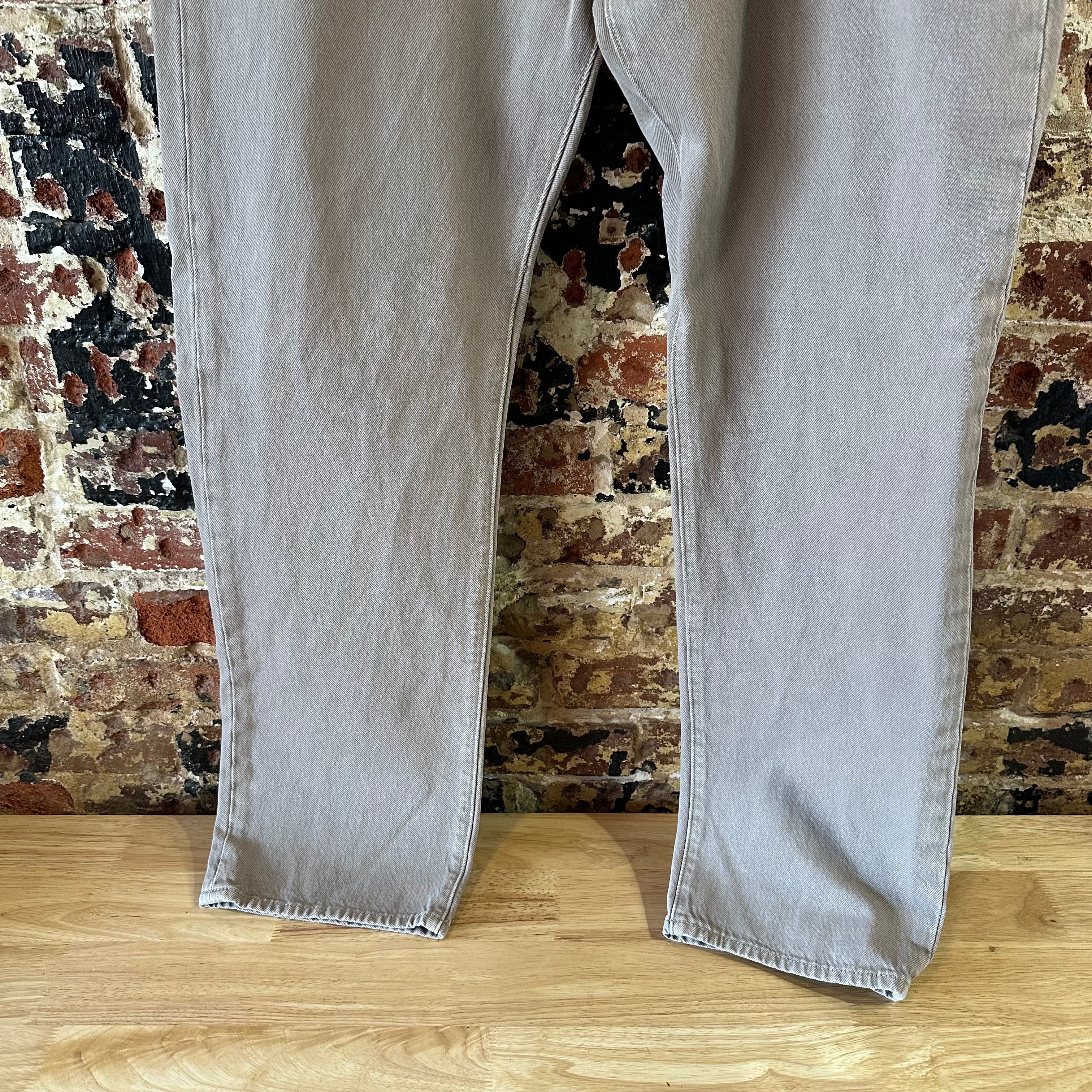 Levi's 501 Mens 38x32 Tan Jeans