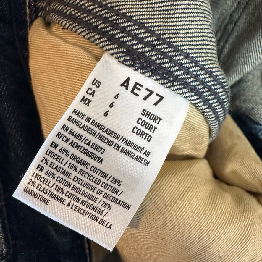 American Eagle Stovepipe Jeans Womens 6 Short