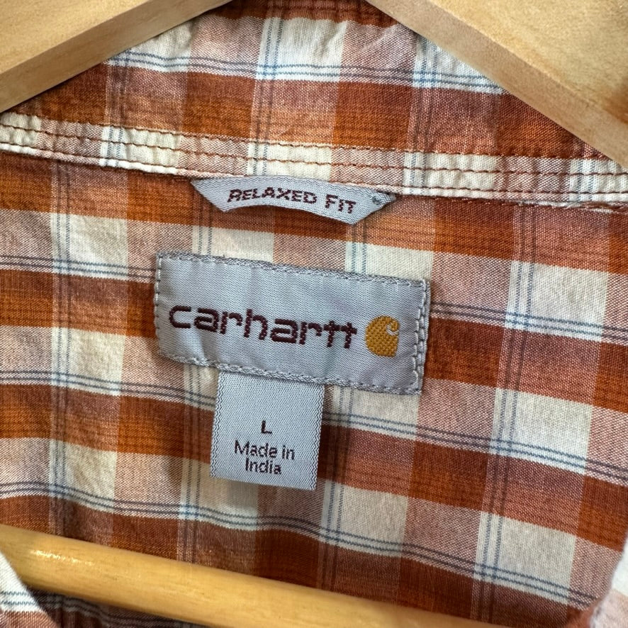 Carhartt Mens Large Button Up Shirt