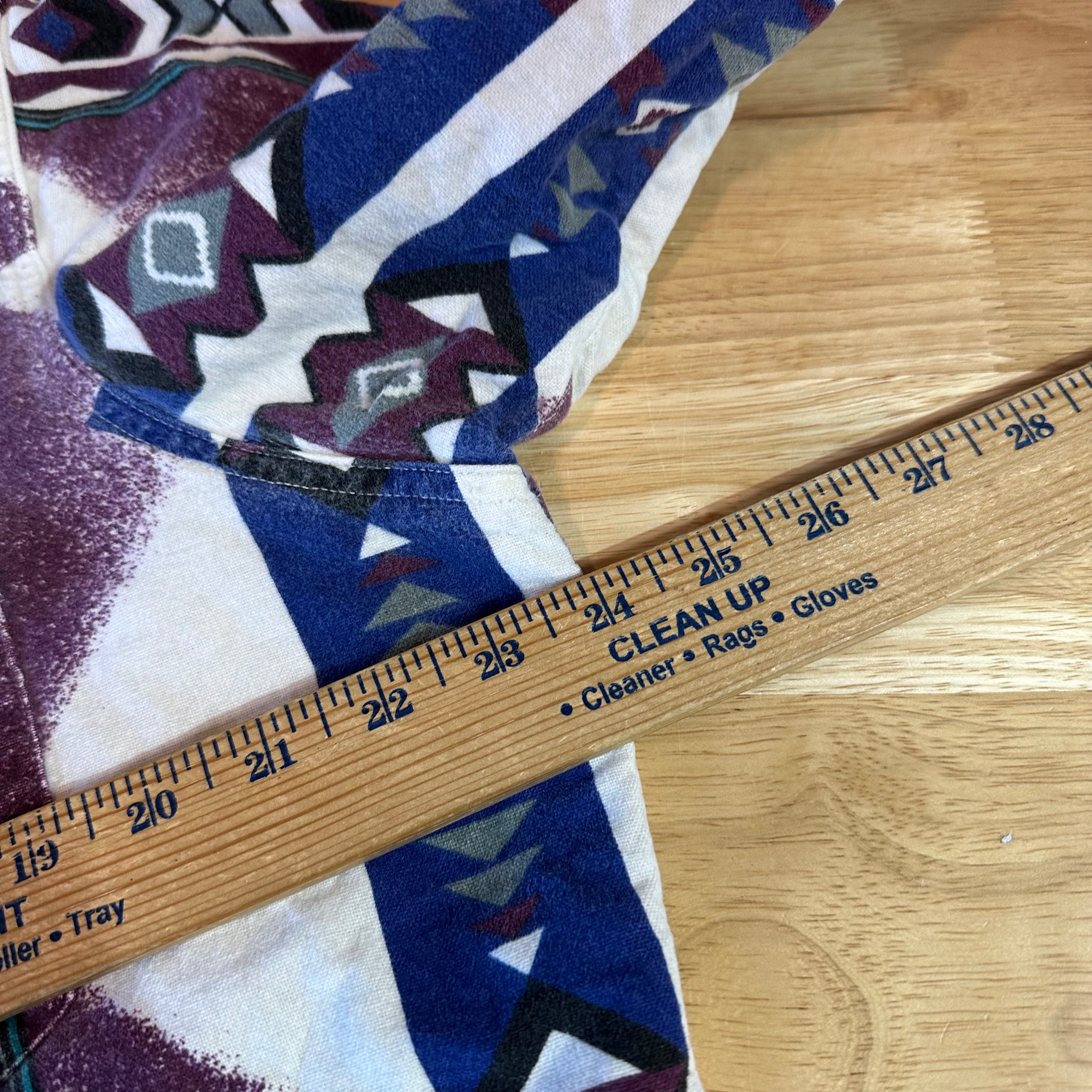 VTG Wrangler Men's Large Aztec Western Shirt