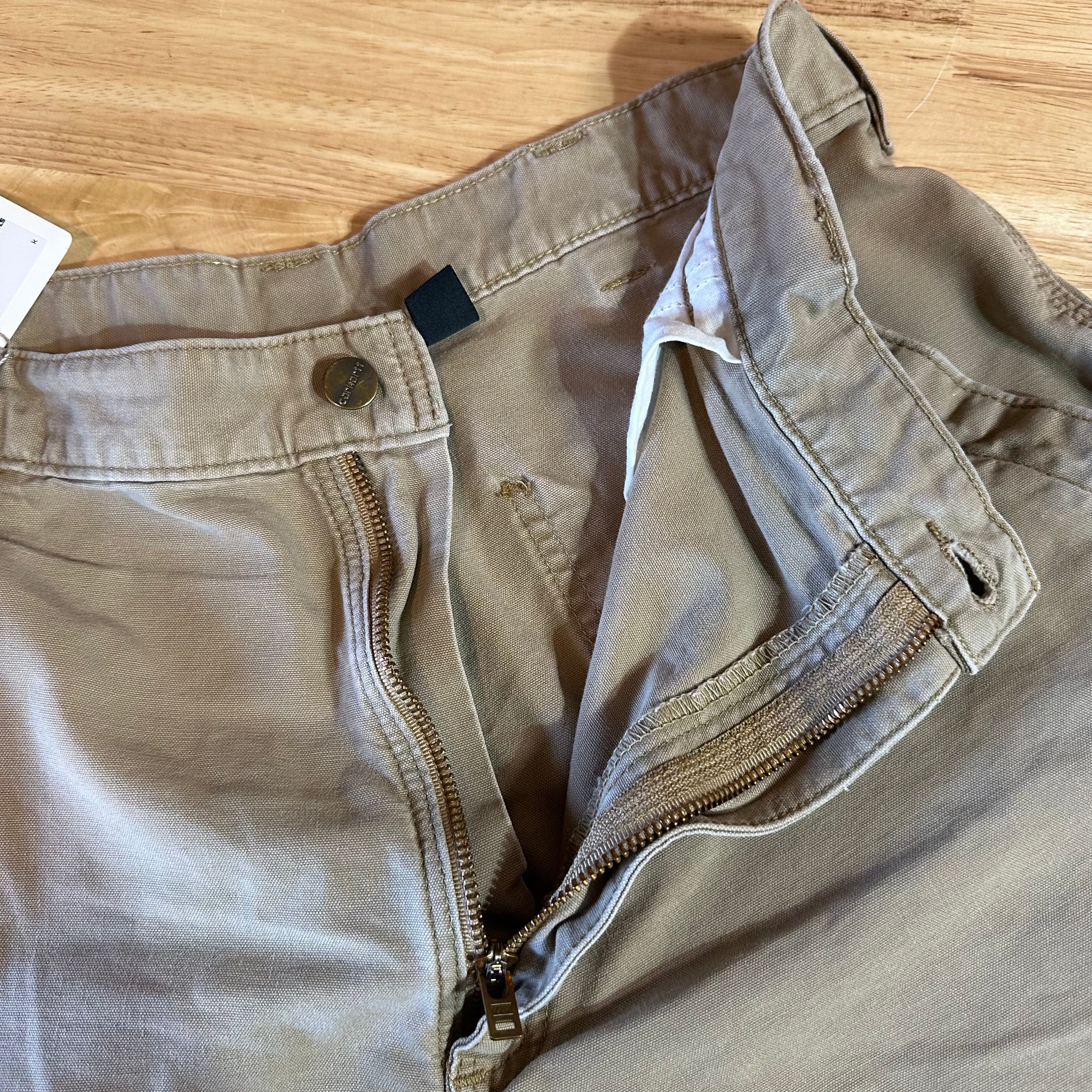 Carhartt Mens 35x32 Tan Pants