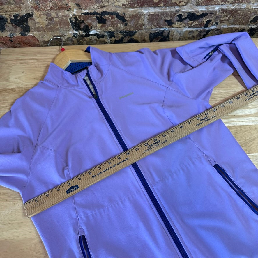 Patagonia Traverse Womens Large Purple Zip Jacket