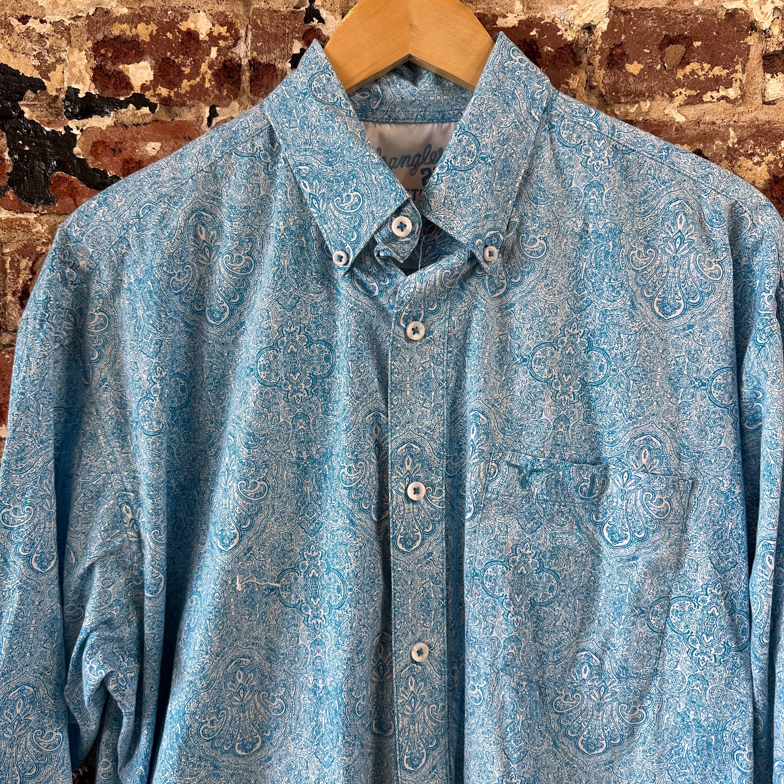 Wrangler Mens XL L/S Button Up