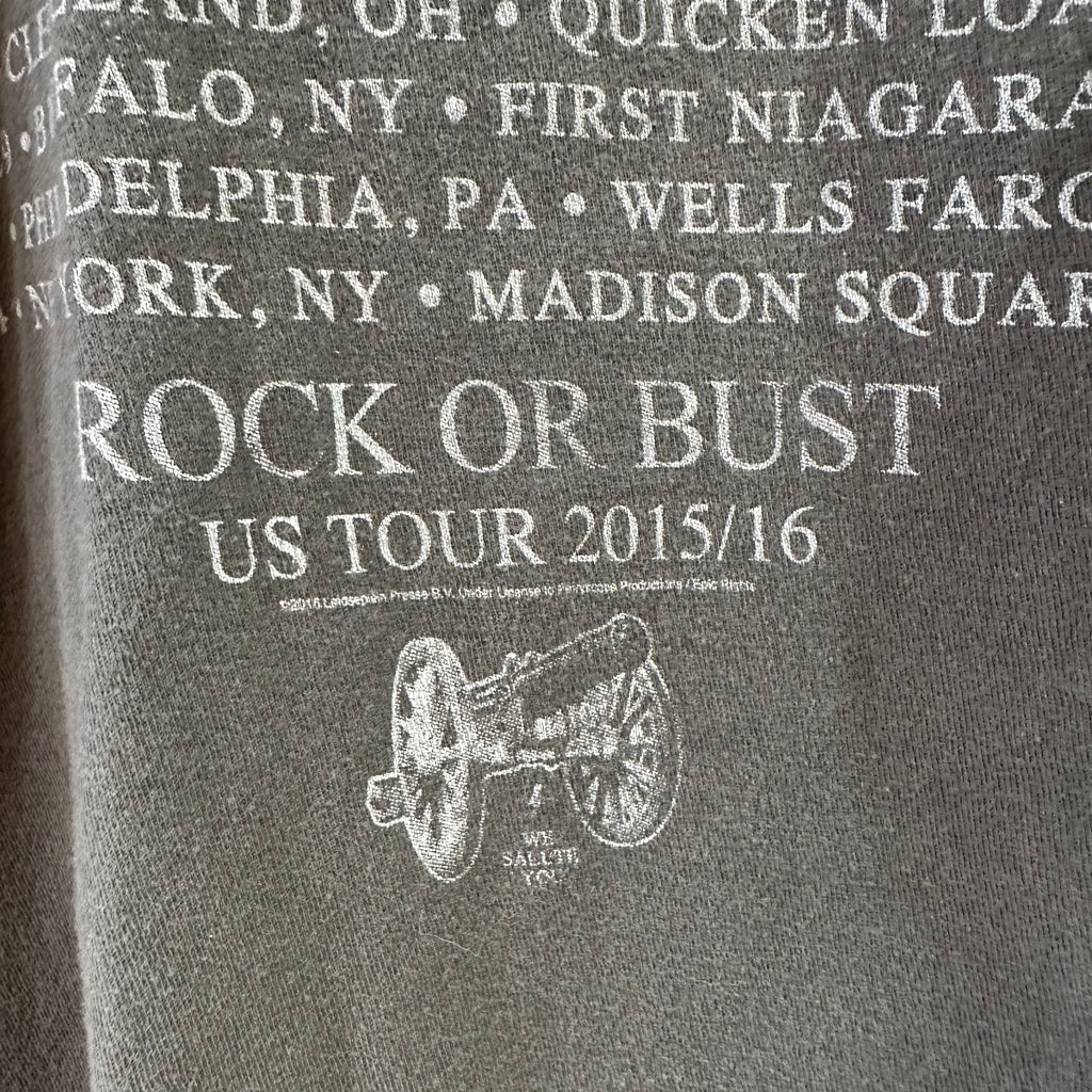 AC/DC Large Gray S/S T-Shirt