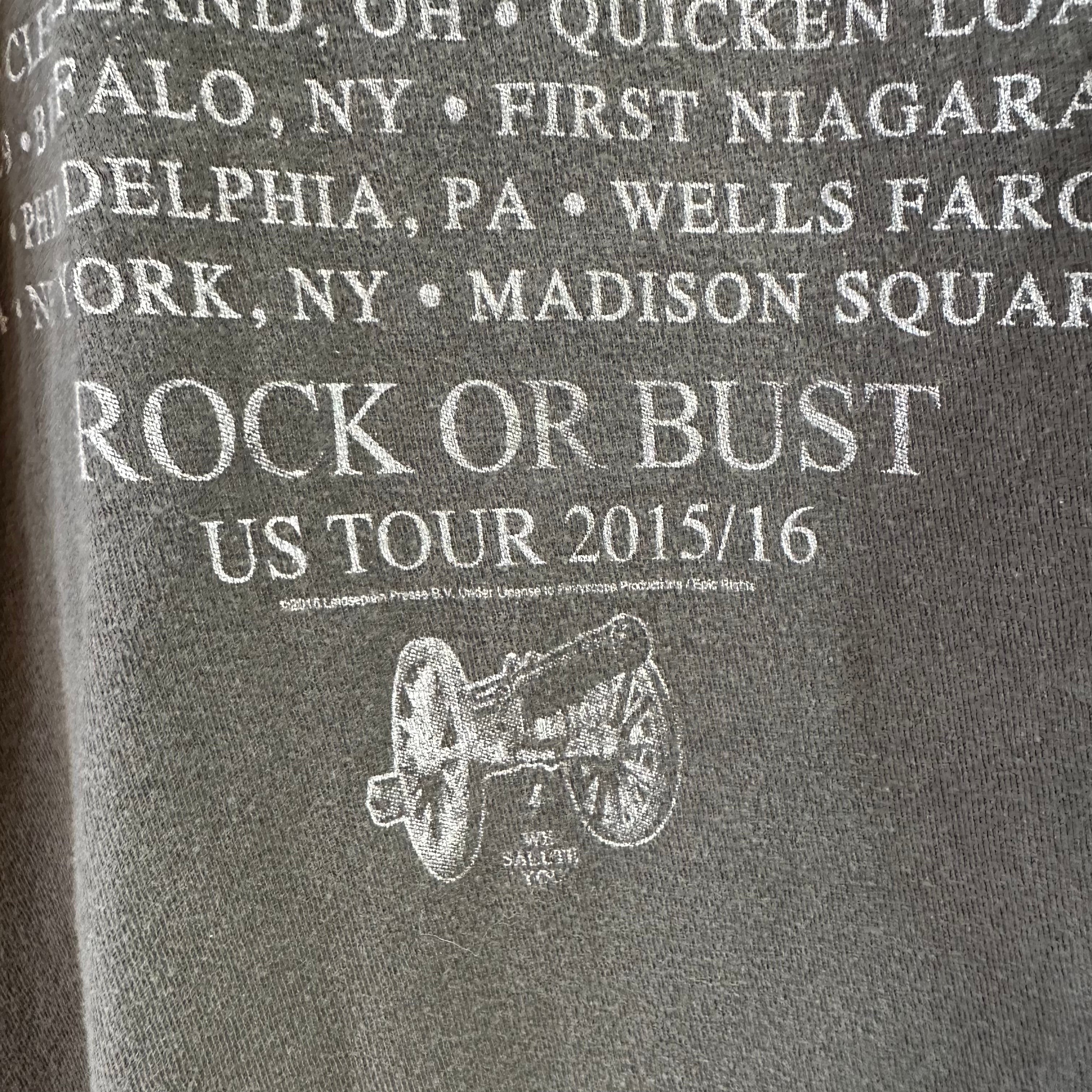 AC/DC Large Gray S/S T-Shirt