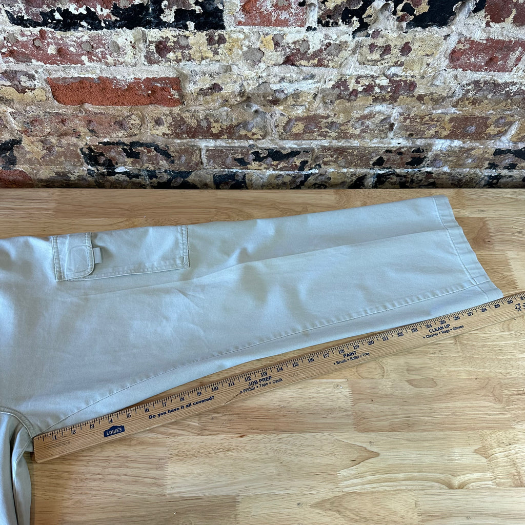 VINTAGE Quiksilver Cargo Pants Mens Straight Skater Surf Utility Men 34x30 Y2K