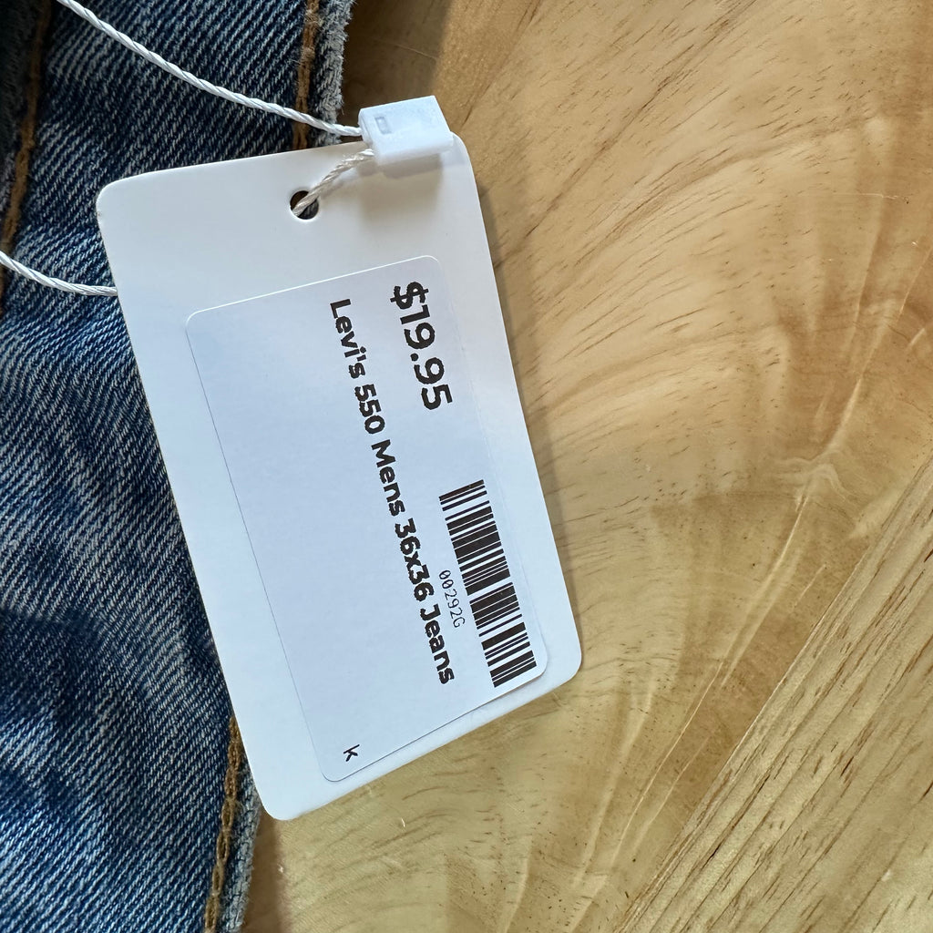 Levi's 550 Mens 36x36 Jeans